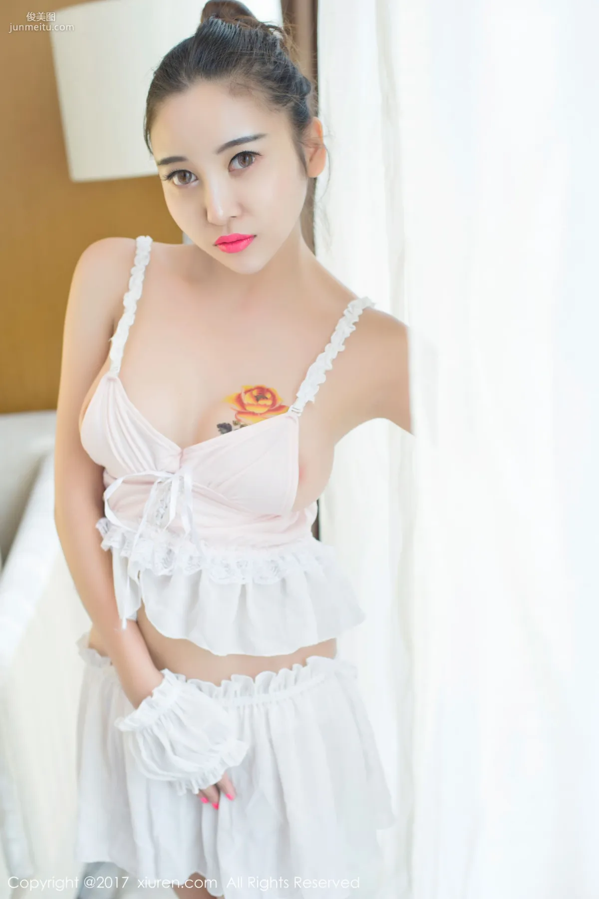 李梓熙《皮革女王和粉色女仆》 [秀人網XIUREN] No.707 寫真集 57