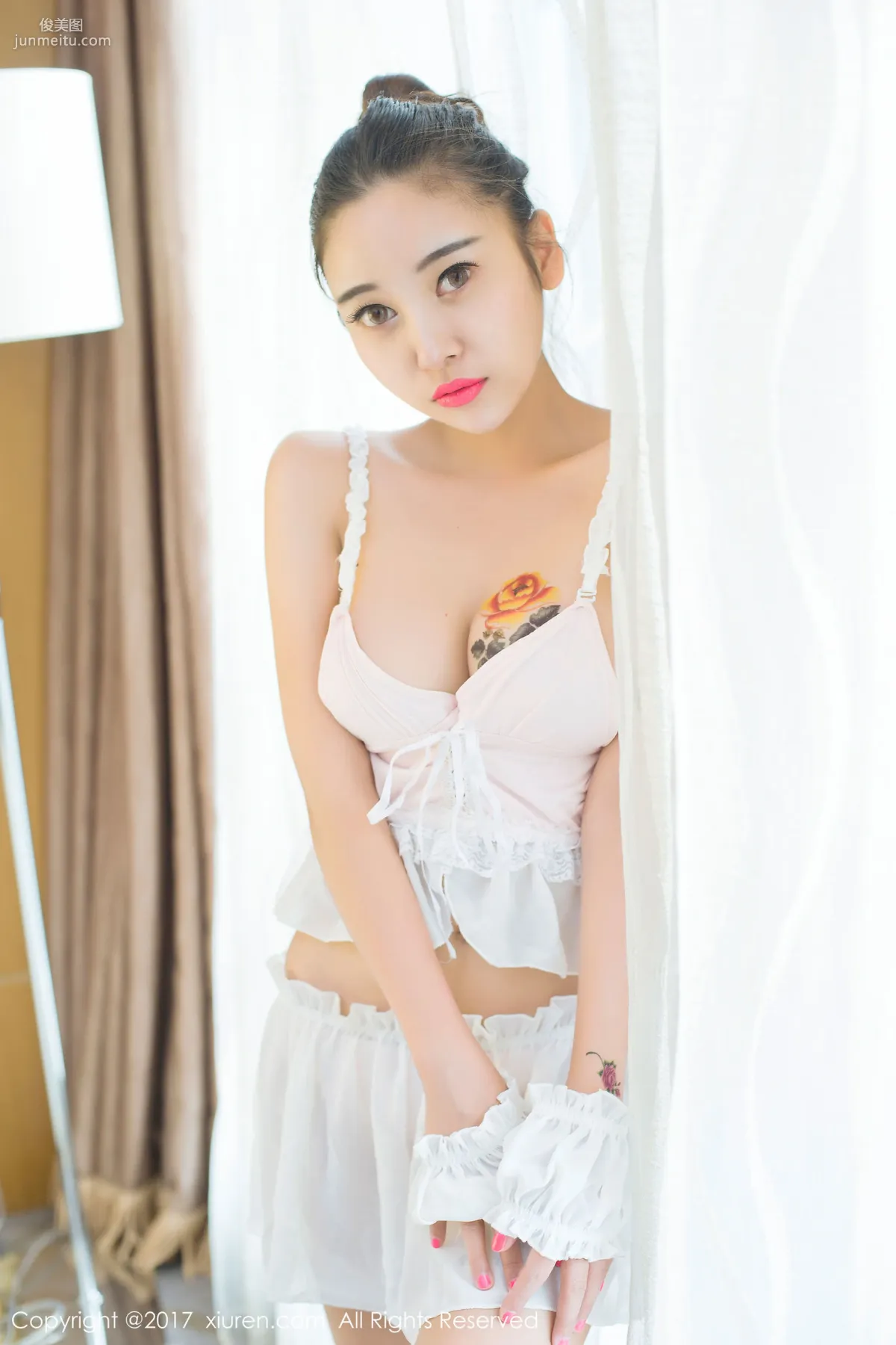 李梓熙《皮革女王和粉色女仆》 [秀人網XIUREN] No.707 寫真集 61