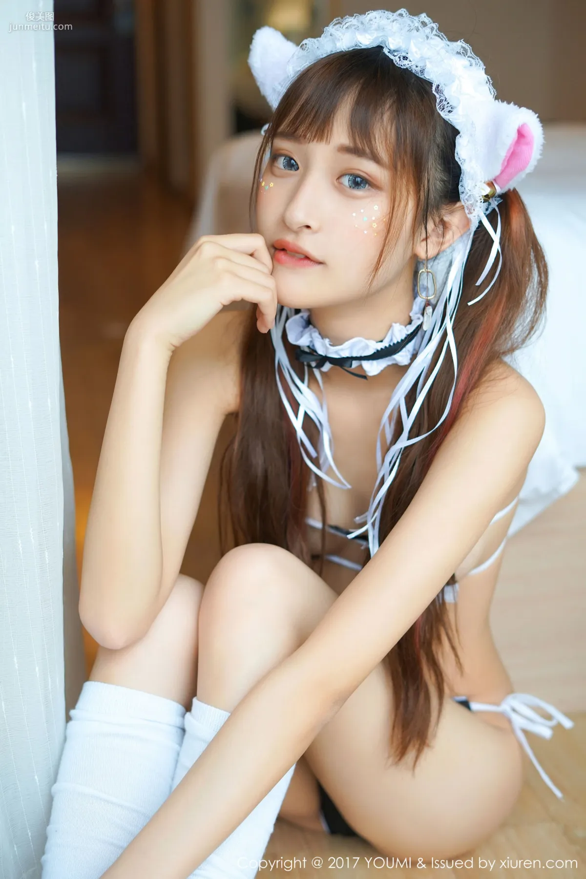 little貝殼《比基尼、女仆裝、兔女郎》 [尤蜜荟YouMi] VOL.051 寫真集 19