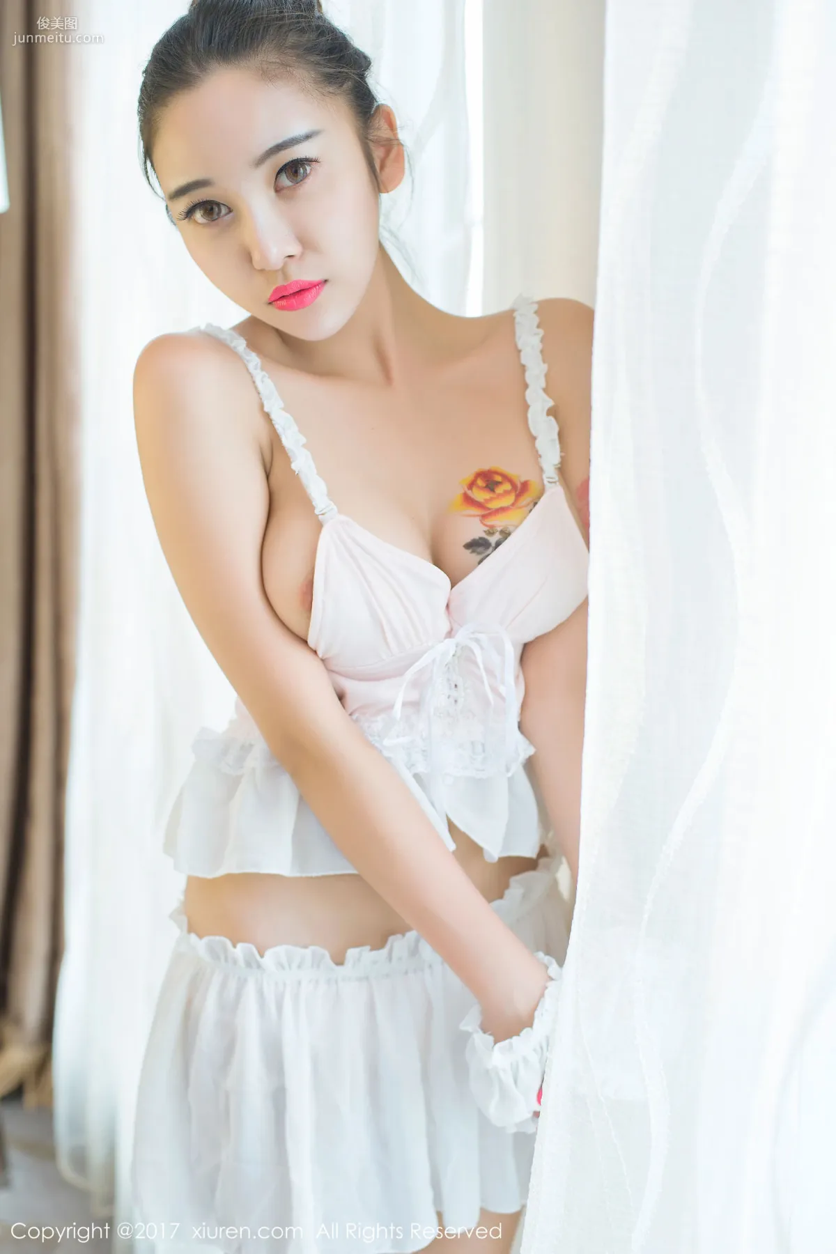 李梓熙《皮革女王和粉色女仆》 [秀人網XIUREN] No.707 寫真集 59