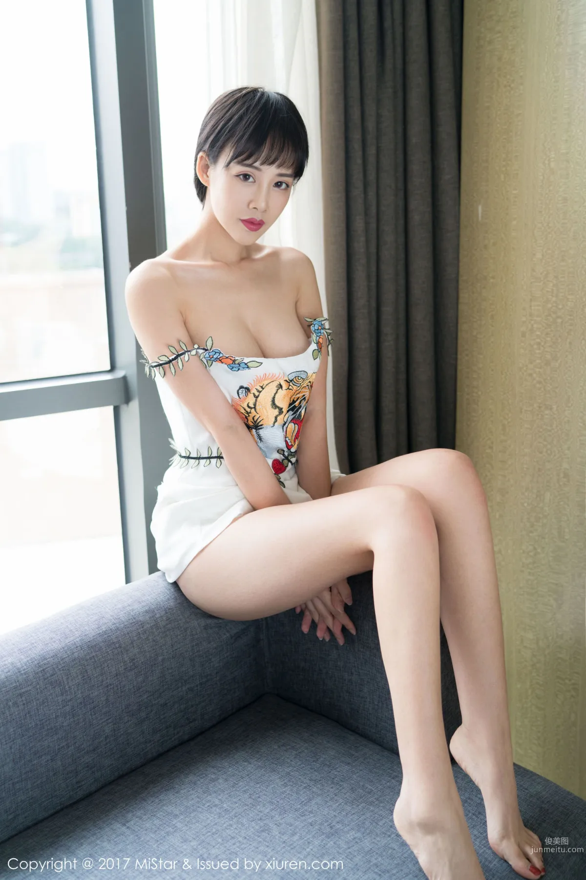 高挑美女@模特周周 [魅妍社MiStar] VOL.183 寫真集 35