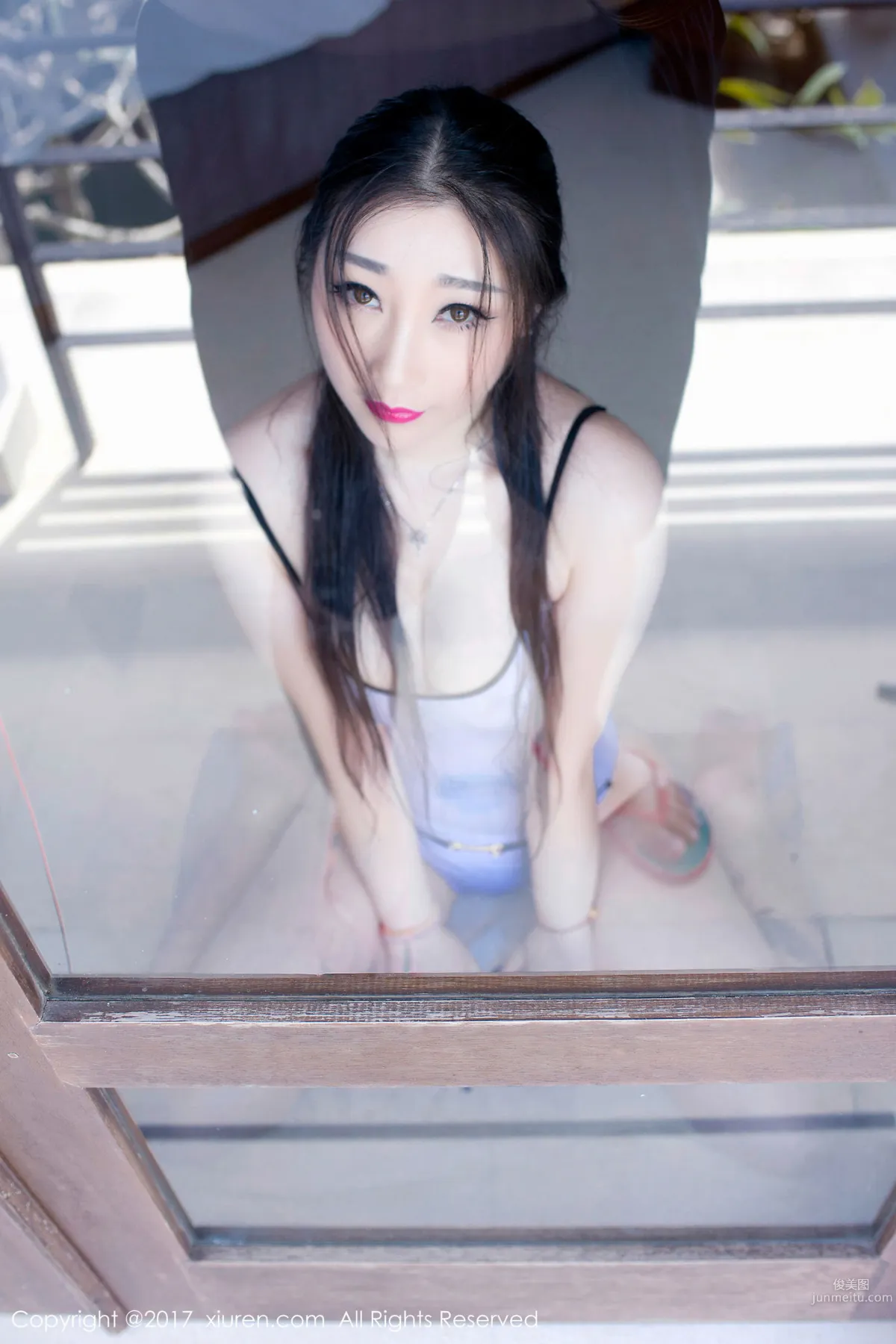 妲己_Toxic《镂空比基尼+連體泳衣》 [秀人網XIUREN] No.771 寫真集 49