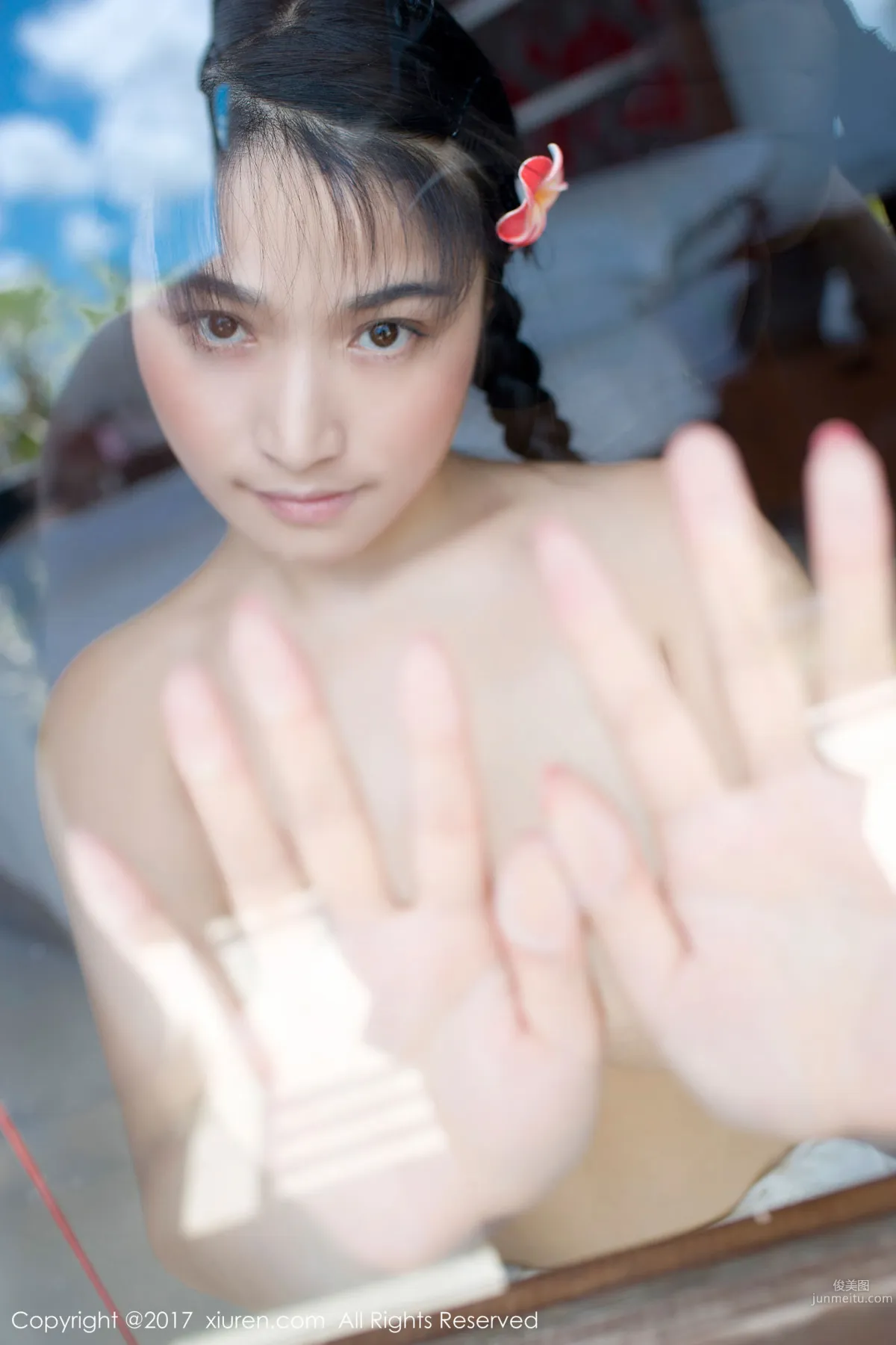 盼盼玉奴《海水濕身+日系女仆》 [秀人網XIUREN] No.751 寫真集 21