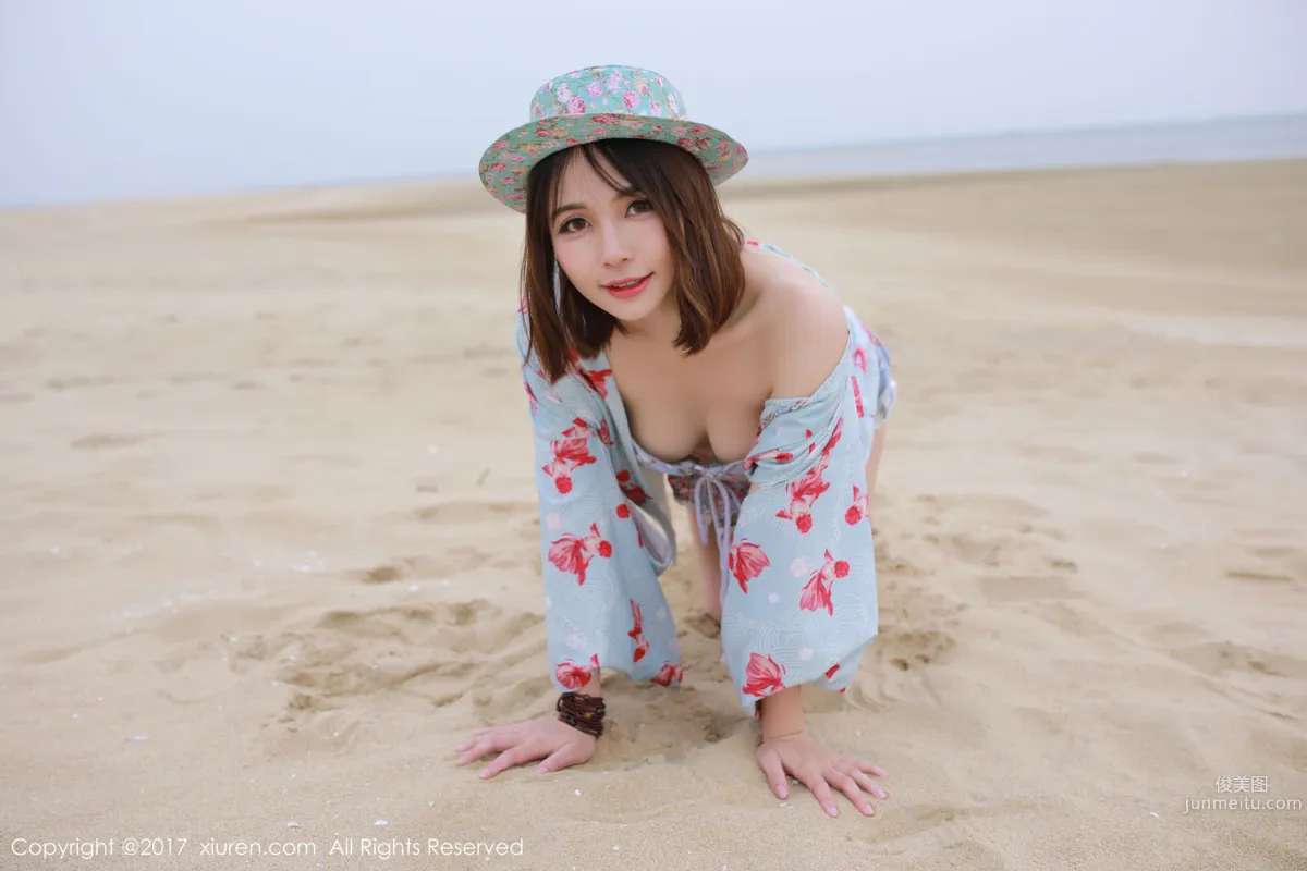奈奈Fox《海邊沙灘系列》 [秀人網XIUREN] No.766 寫真集 34