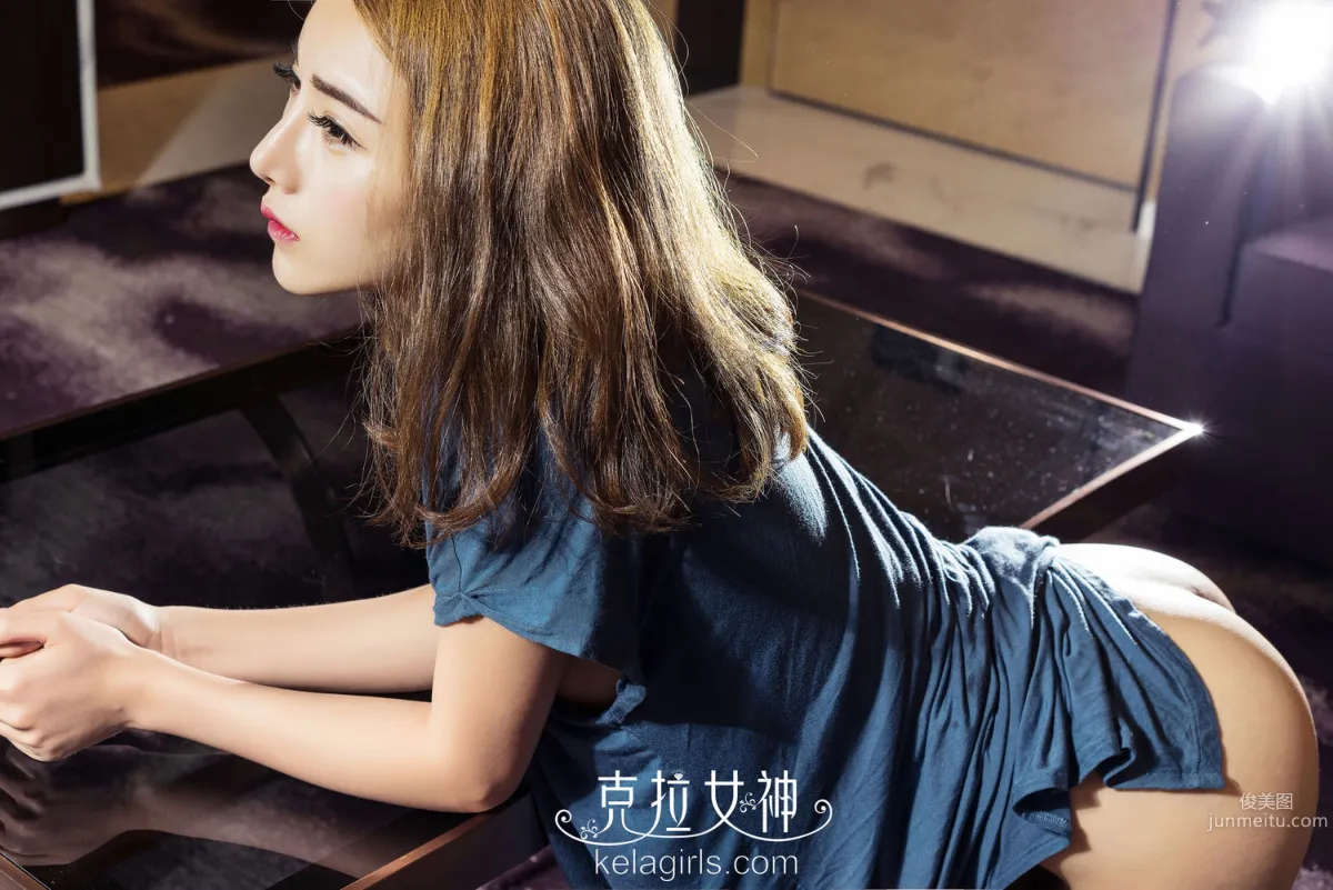 诗雯《蓝海臀》 [克拉女神] 写真集20
