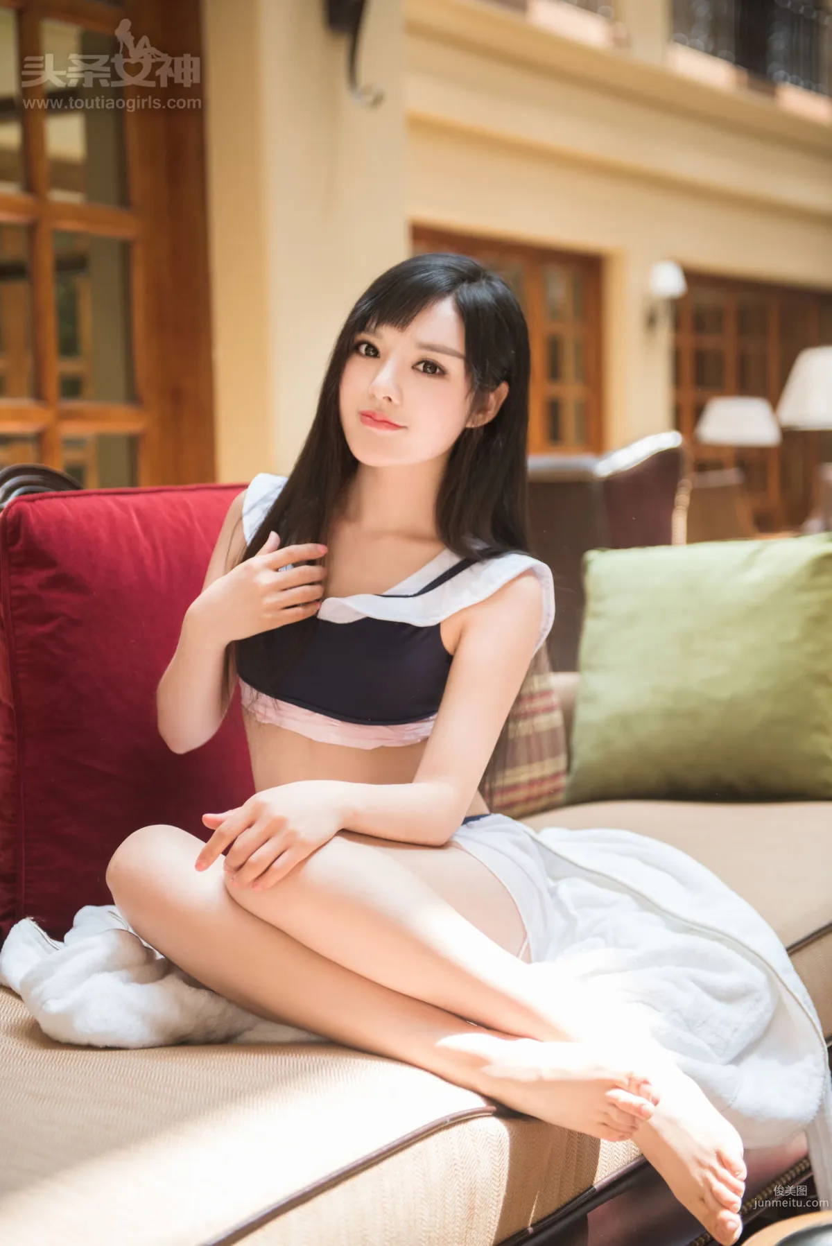 周熙妍《學生服幻想蘿莉》 [頭條女神] 寫真集 4