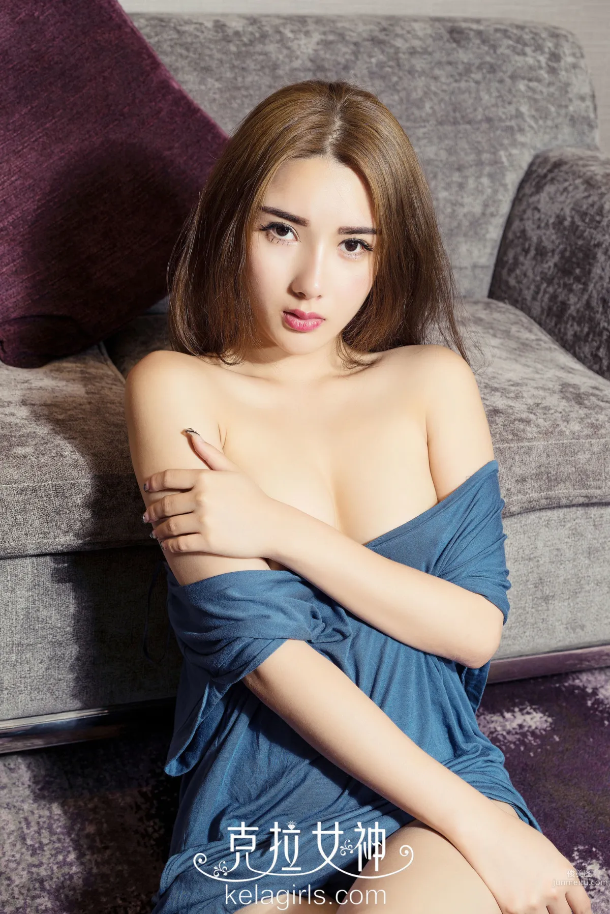 诗雯《蓝海臀》 [克拉女神] 写真集30
