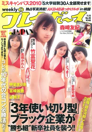 グラビアJAPAN 宮崎麗香 谷桃子 甲斐まり恵 森崎友紀 伊達あい [Weekly Playboy] 2010年No.46 寫真雜志