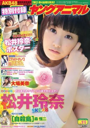 松井玲奈 大場美奈 [Young Animal] 2013年No.11 寫真雜志