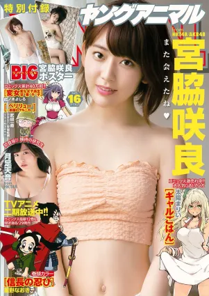 宮脇咲良 月足天音 [Young Animal] 2017年No.16 寫真雜志