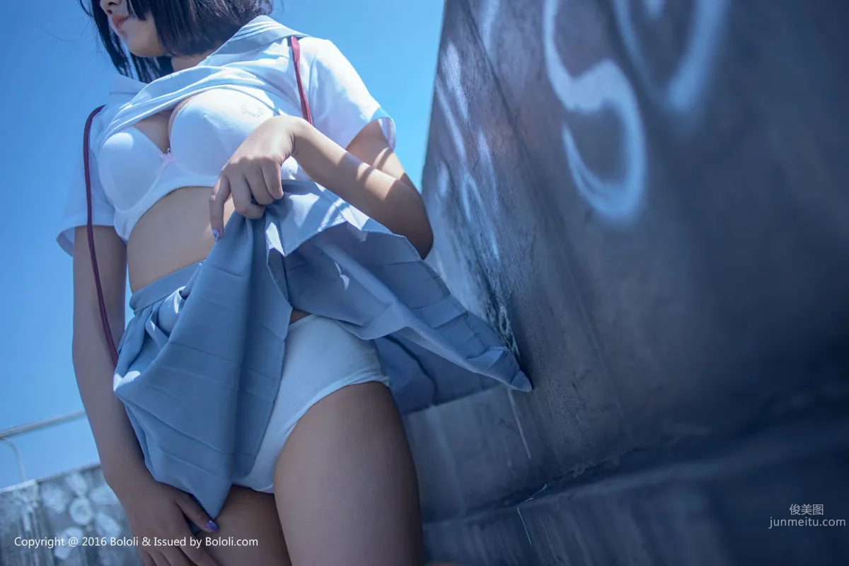 汐姐《天台JK制服》 [Bololi波蘿社] BOL.096 寫真集 40