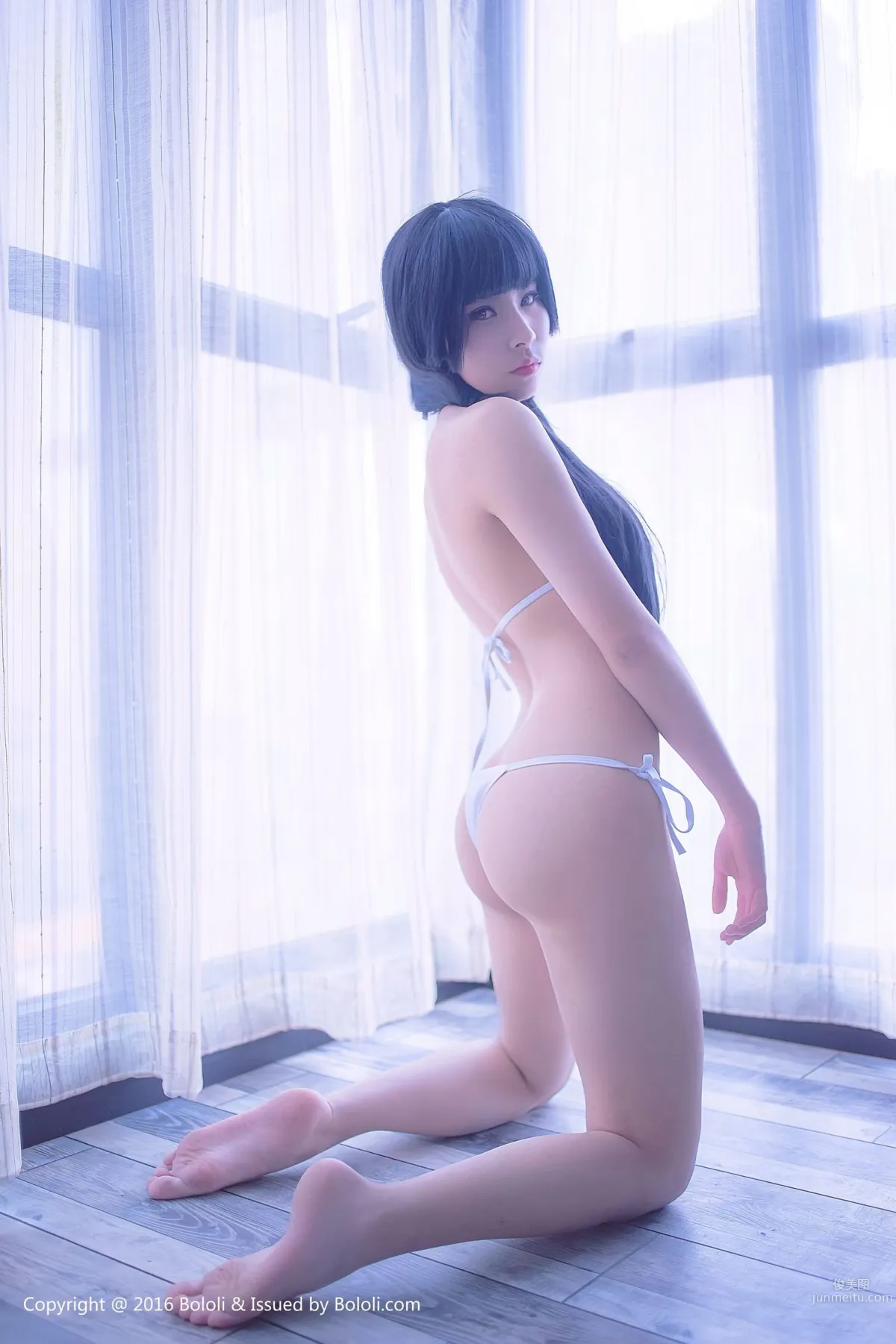 熙目子《白色比基尼》 [Bololi波蘿社] BOL.043 寫真集 5