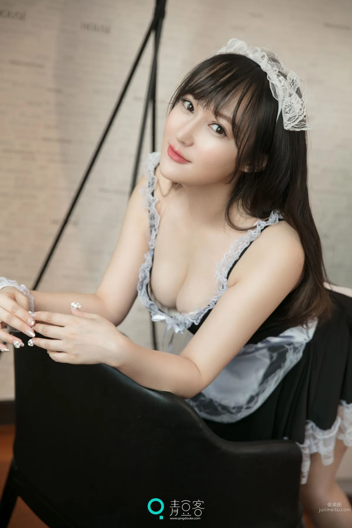 吳嬌《透視裝+女仆+内衣》 [青豆客] 寫真集 24