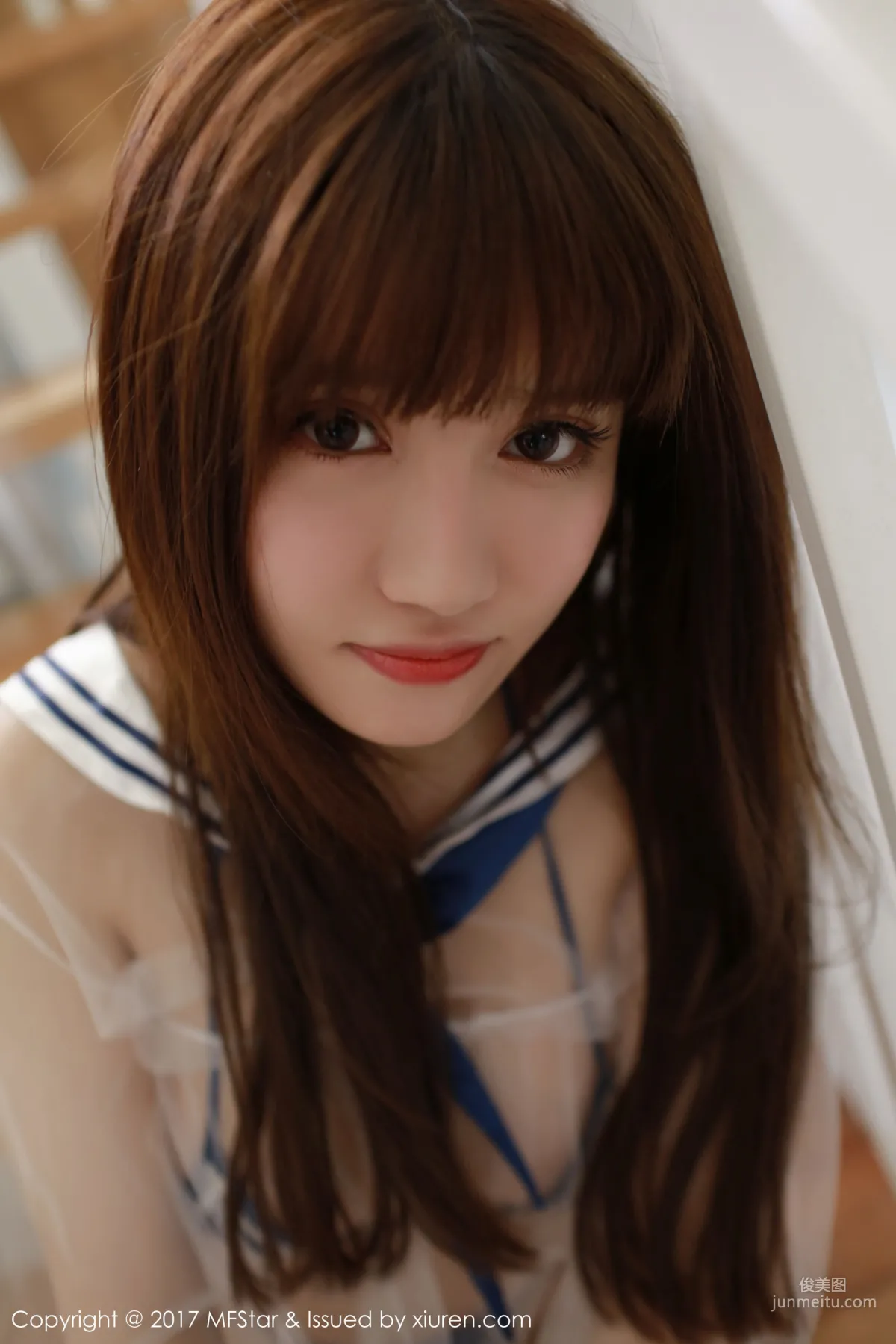 K8傲嬌萌萌Vivian《性感肚兜+半透比基尼》 [模範學院MFStar] Vol.105 寫真集 36
