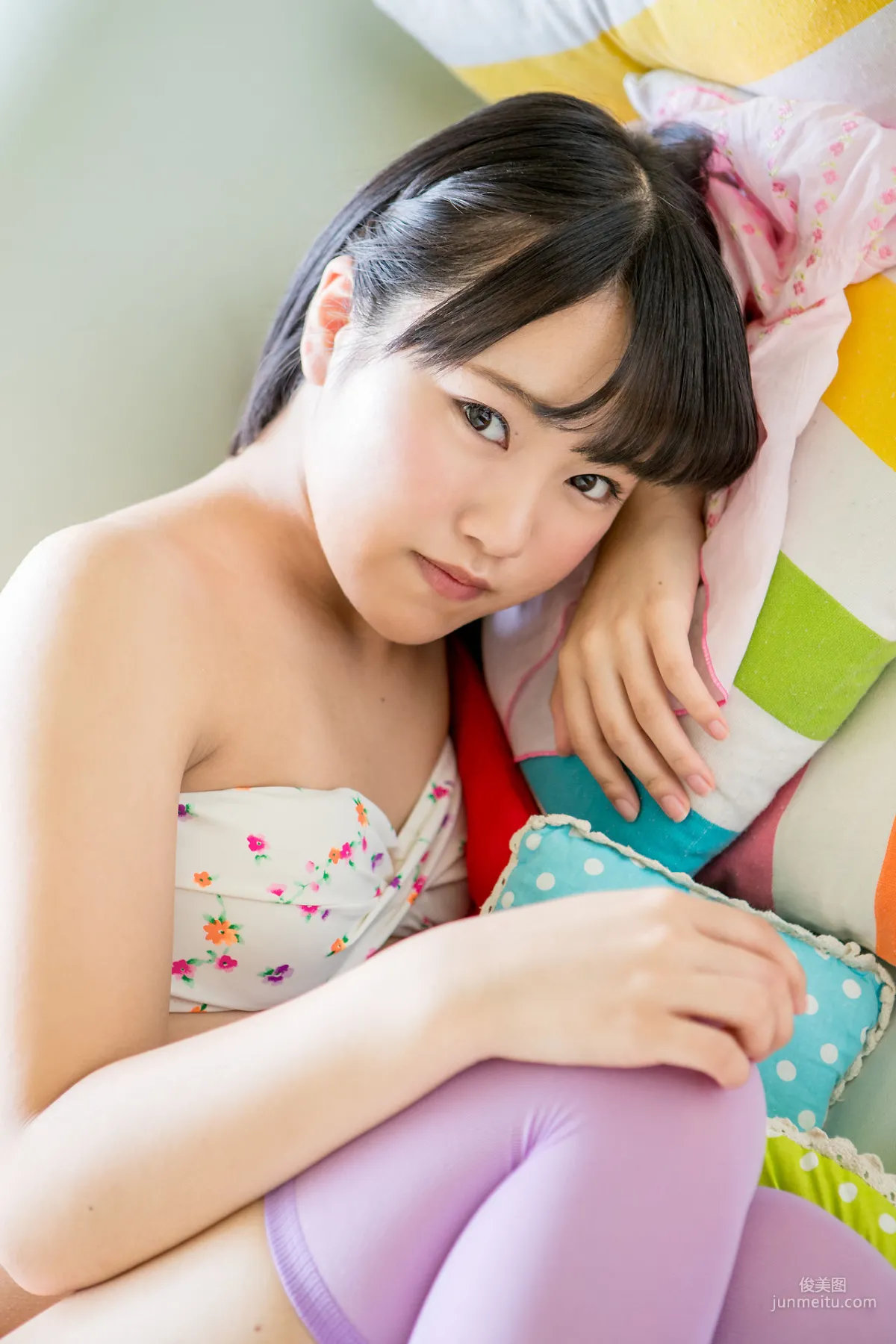 香月りお《睡衣+紫色長筒襪》 [Minisuka.tv] 寫真集 59