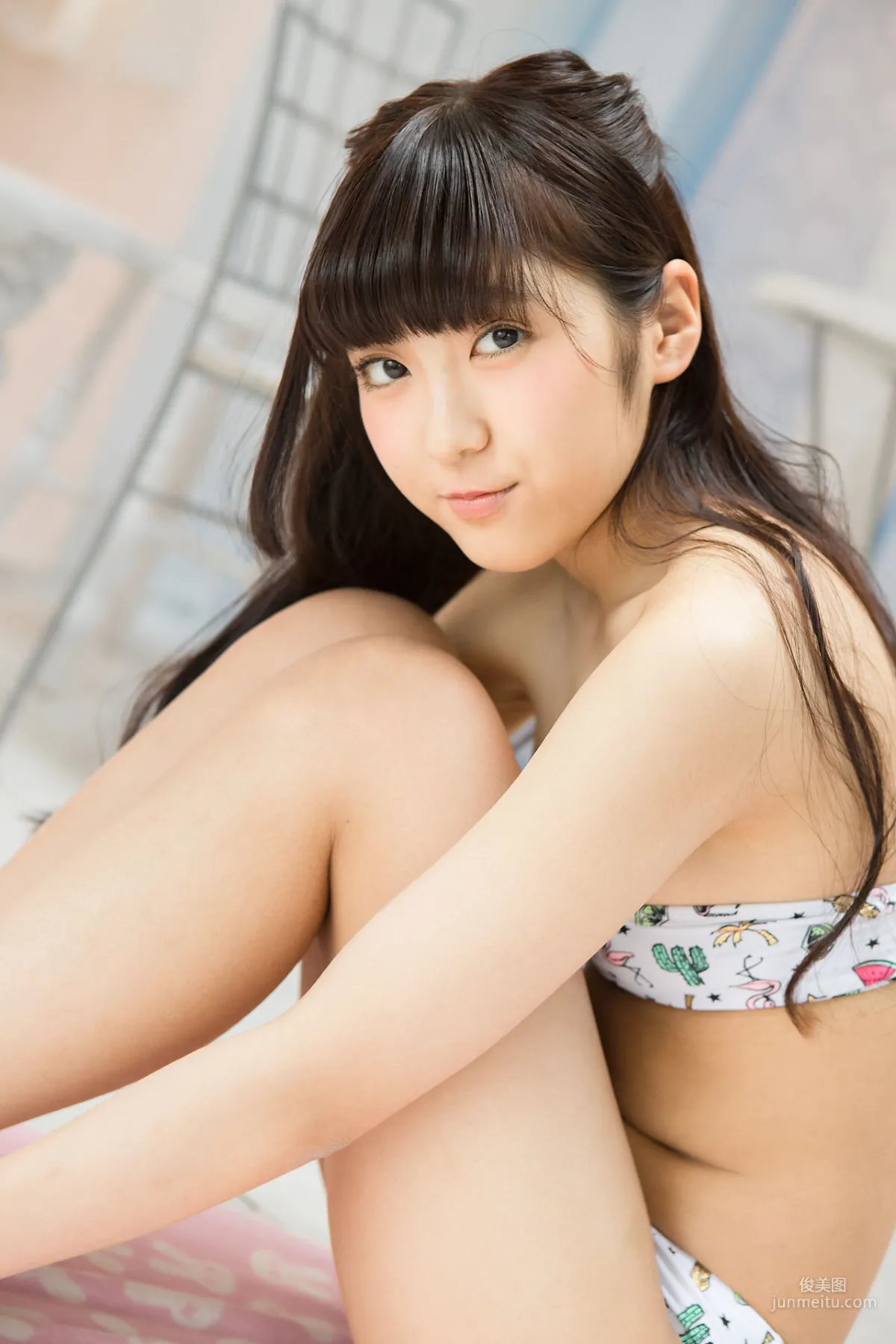 高梨あい《双马尾健身+背心系列》 [Minisuka.tv] 写真集89