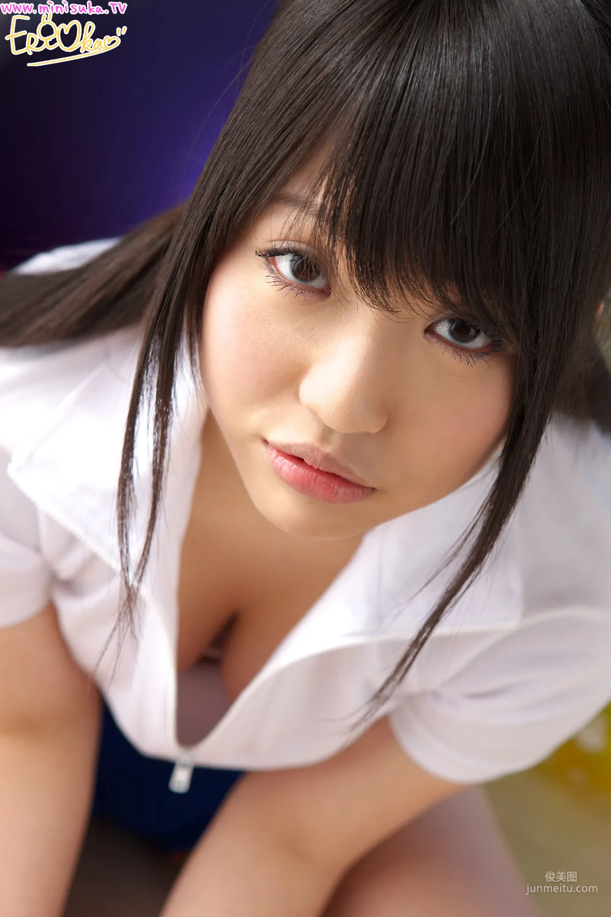 Eri Oka 岡英裡《雙馬尾運動少女》 [Minisuka.tv] 寫真集 23