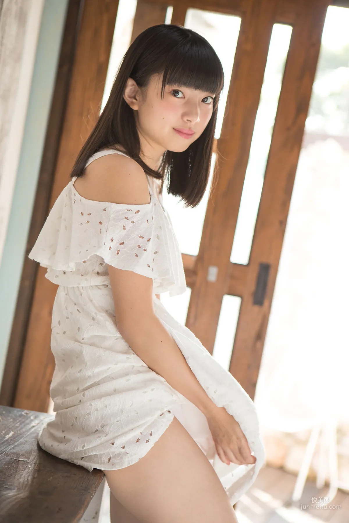Sena Shinonome 東雲せな《白裙少女》 [Minisuka.tv] 寫真集 40