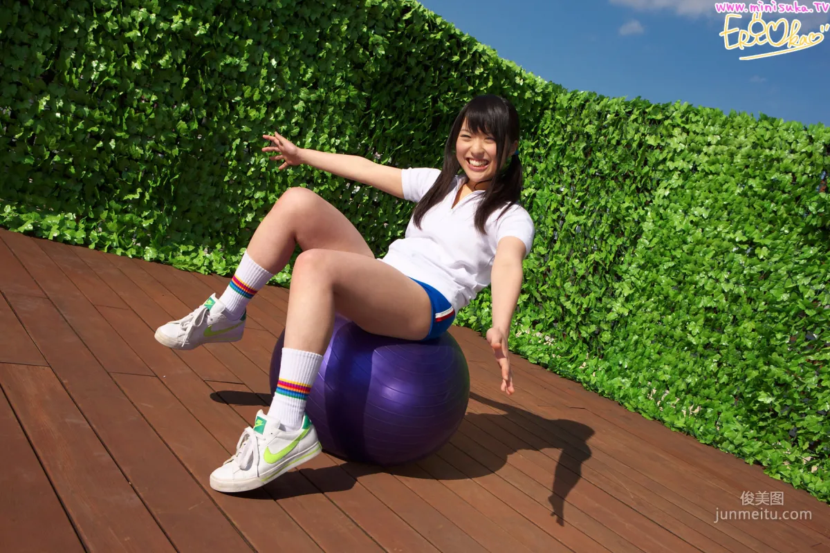 Eri Oka 岡英裡《雙馬尾運動少女》 [Minisuka.tv] 寫真集 36