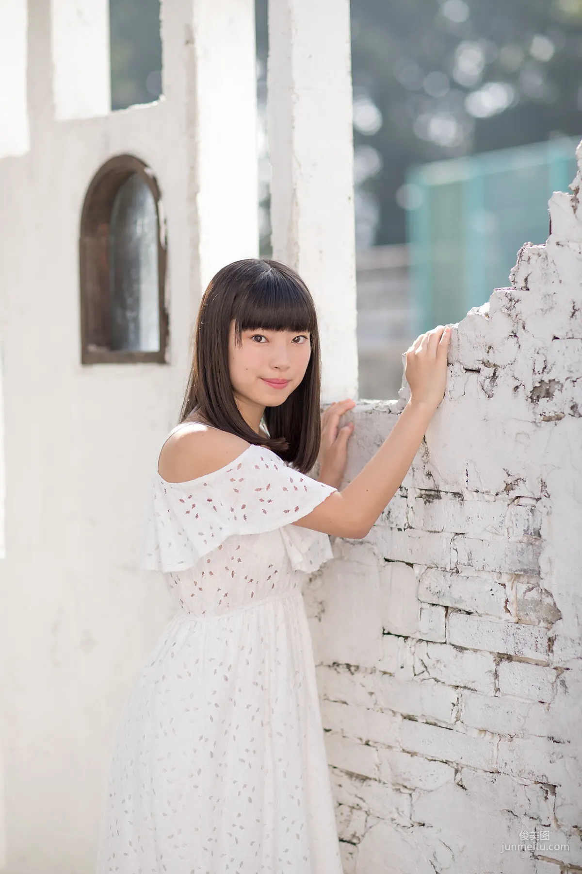 Sena Shinonome 東雲せな《白裙少女》 [Minisuka.tv] 写真集1