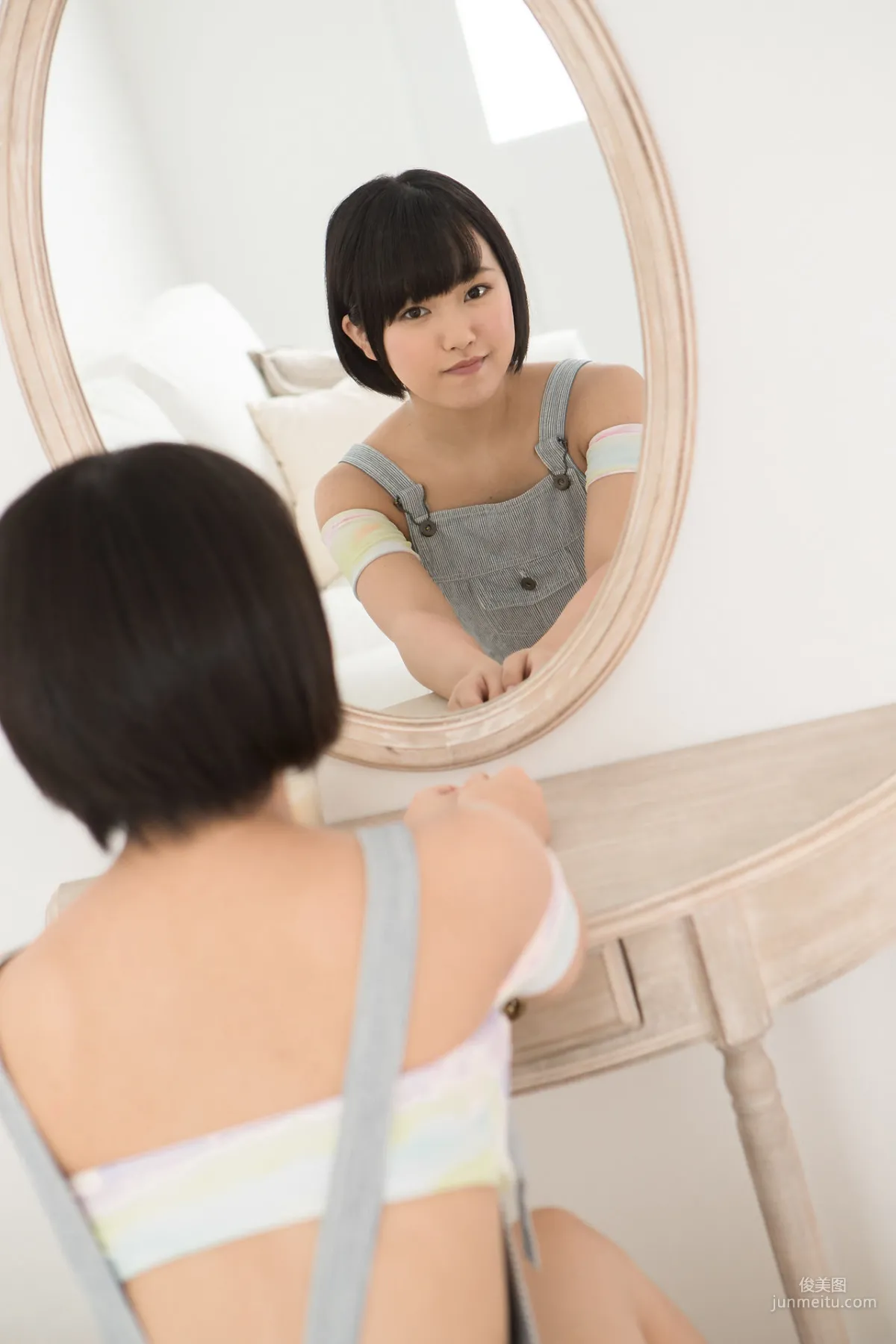 Anju Kouzuki 香月りお《吊帶牛仔熱褲》 [Minisuka.tv] 寫真集 43