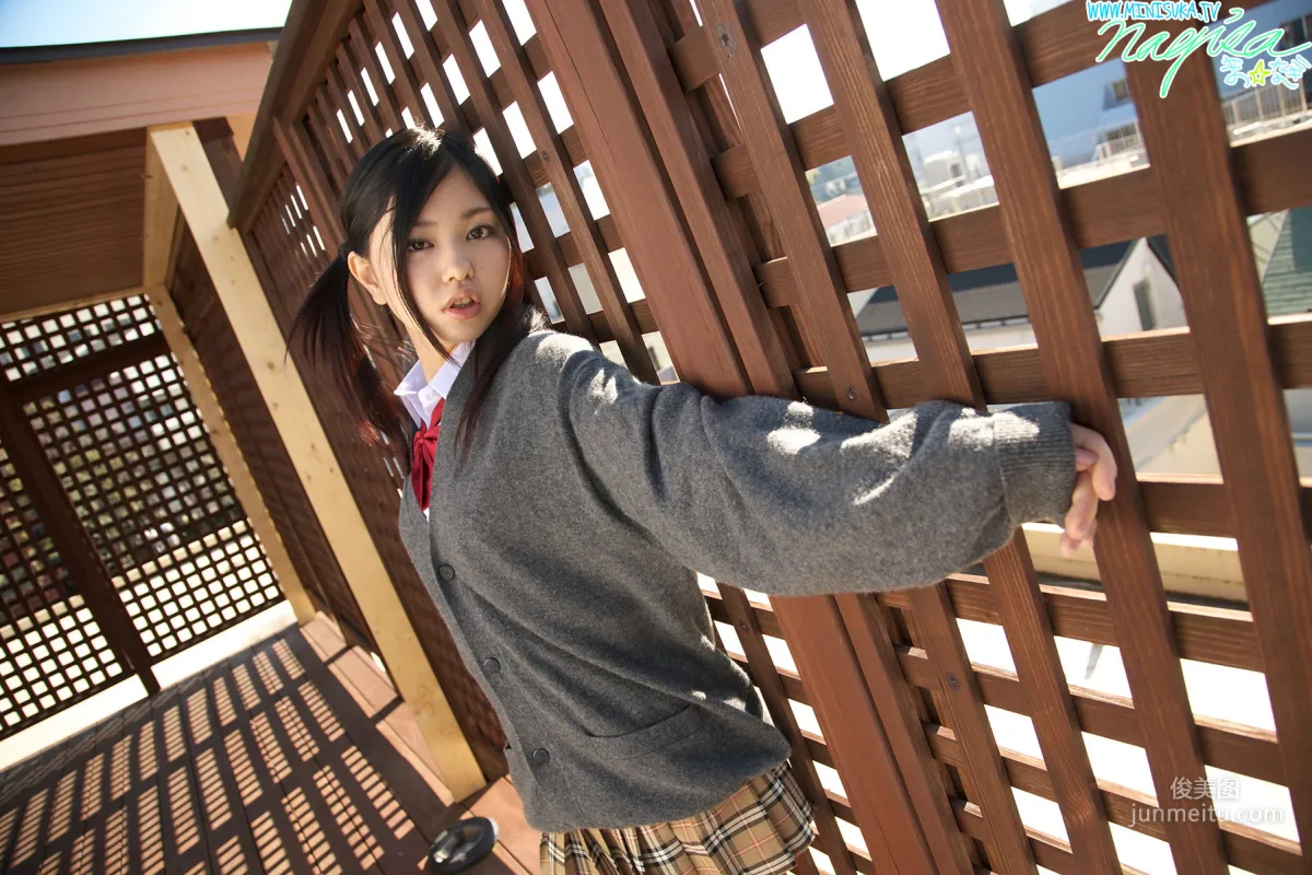 松山渚《雙馬尾校服誘惑》 [Minisuka.tv] 寫真集 44