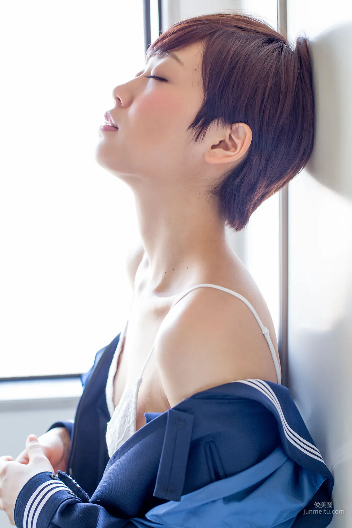 西野小春《黑絲制服+大膽誘惑》 [Minisuka.tv] 寫真集 22