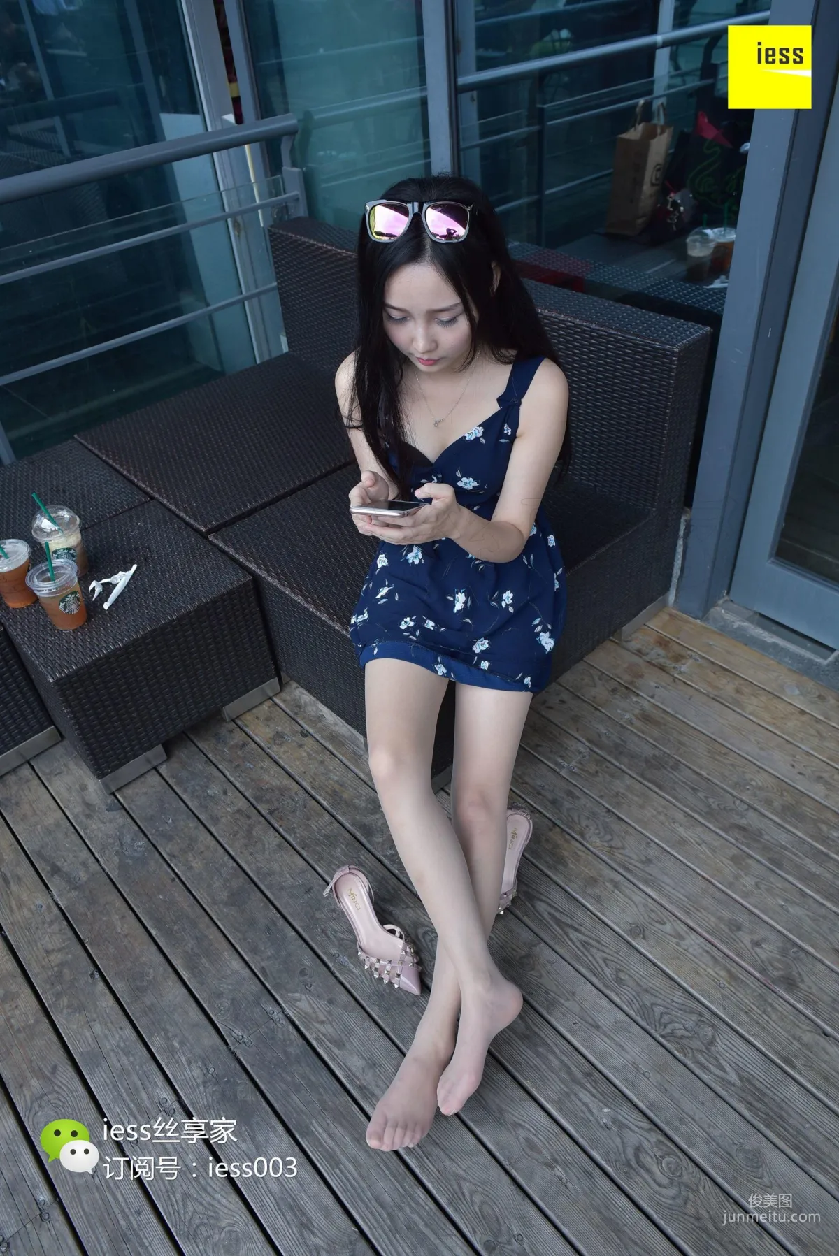 絲享家038 欣欣 《在星巴克曬太陽的姑娘Ⅱ》[IESS異思趣向] 寫真集 96