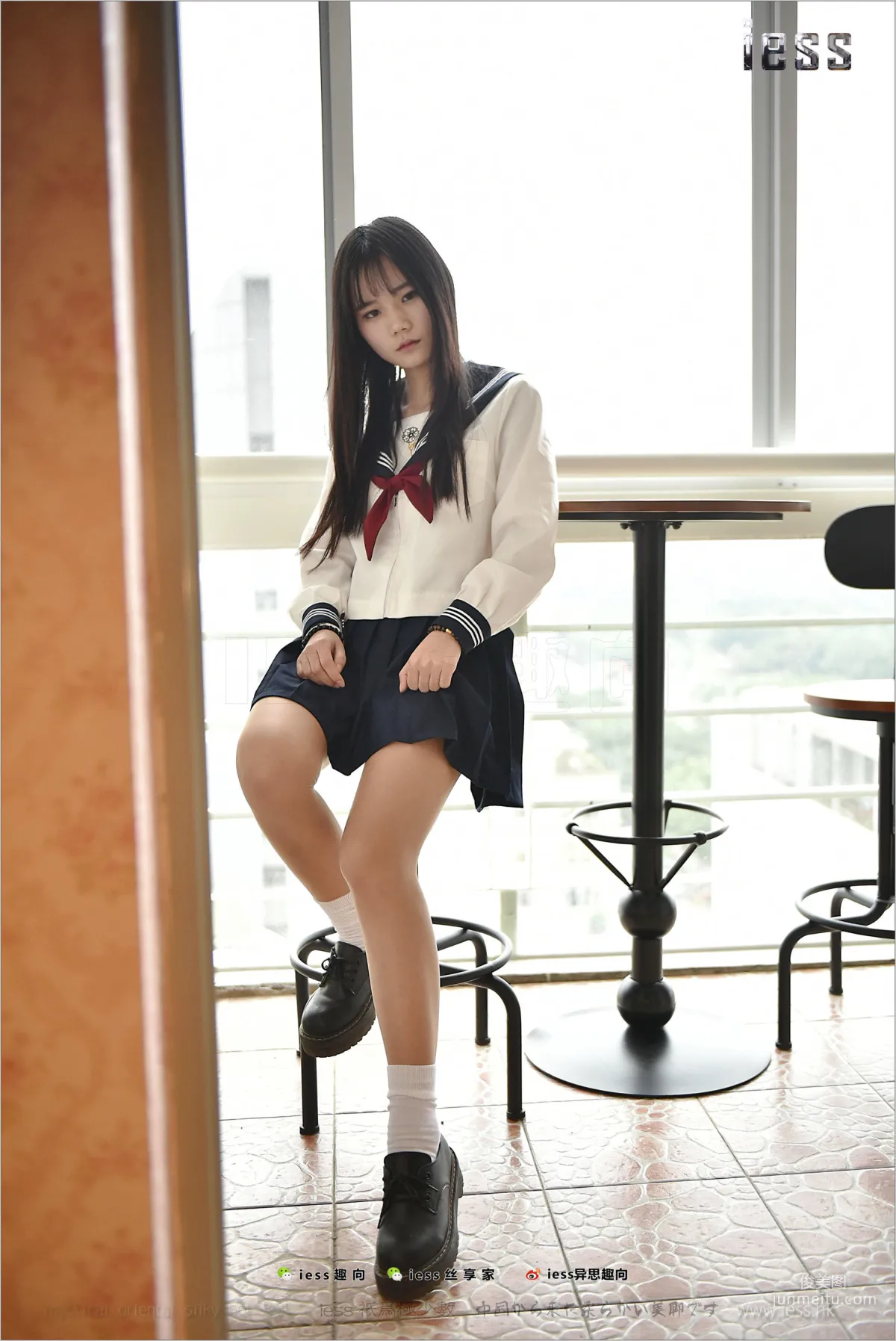 絲足便當148 琪琪 《棉襪JK》[IESS異思趣向] 寫真集 2