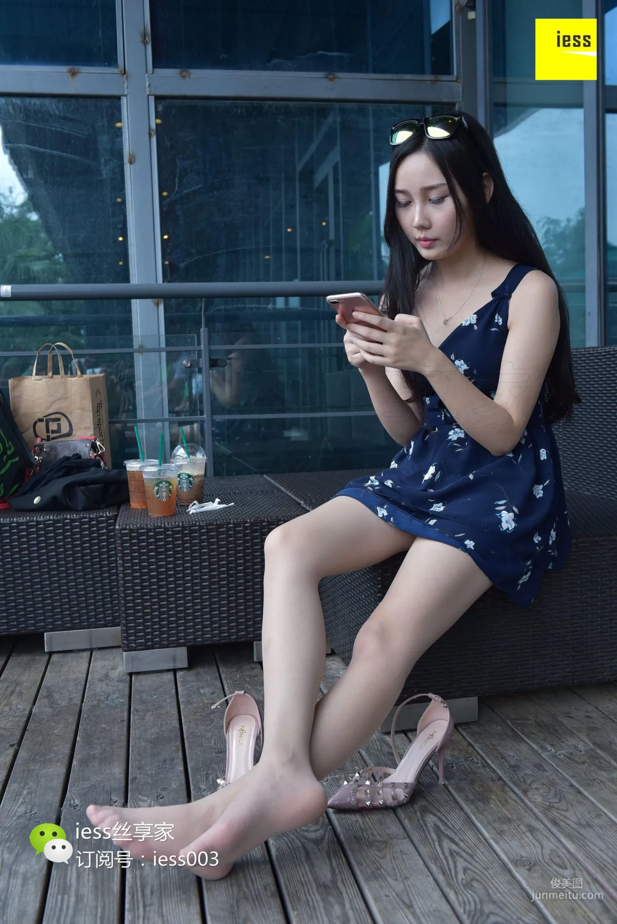 絲享家038 欣欣 《在星巴克曬太陽的姑娘Ⅱ》[IESS異思趣向] 寫真集 95