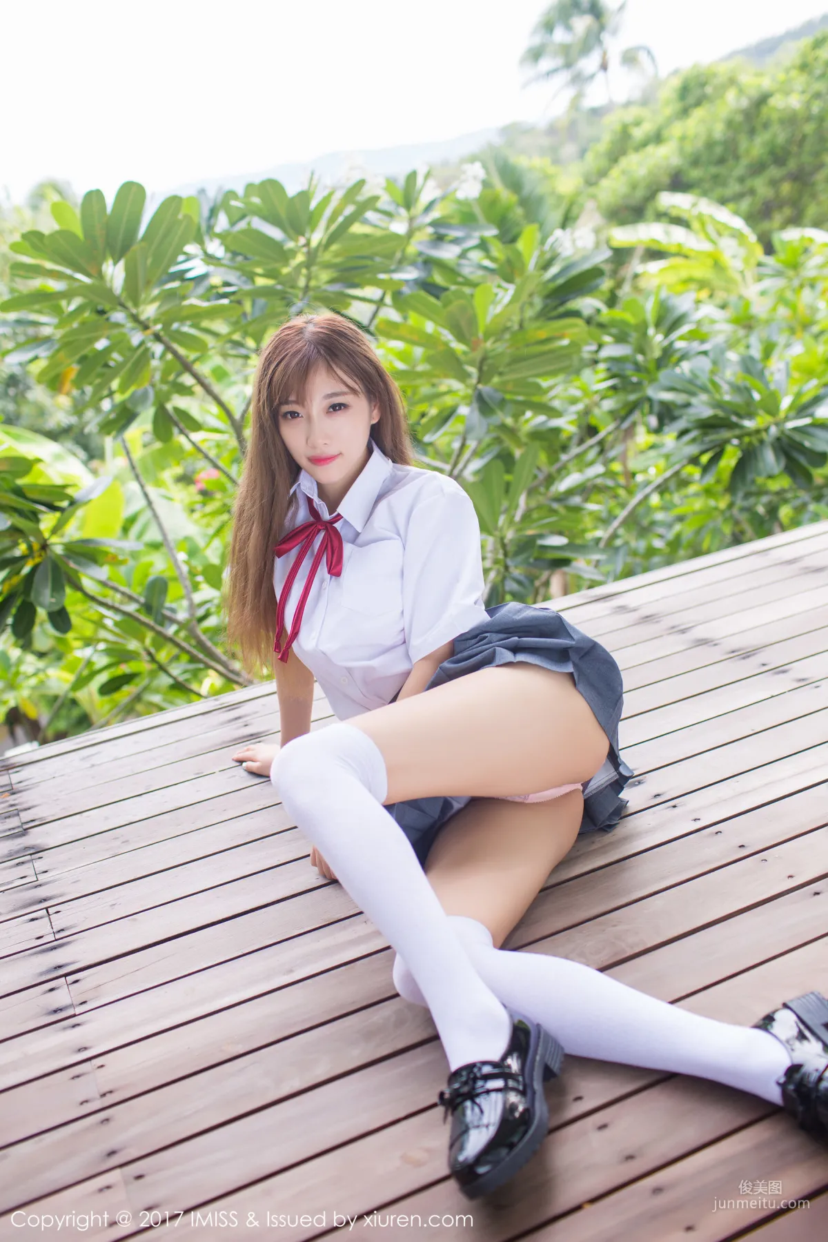 楊晨晨sugar《室外校服系列》 [愛蜜社IMiss] VOL.195 寫真集 11