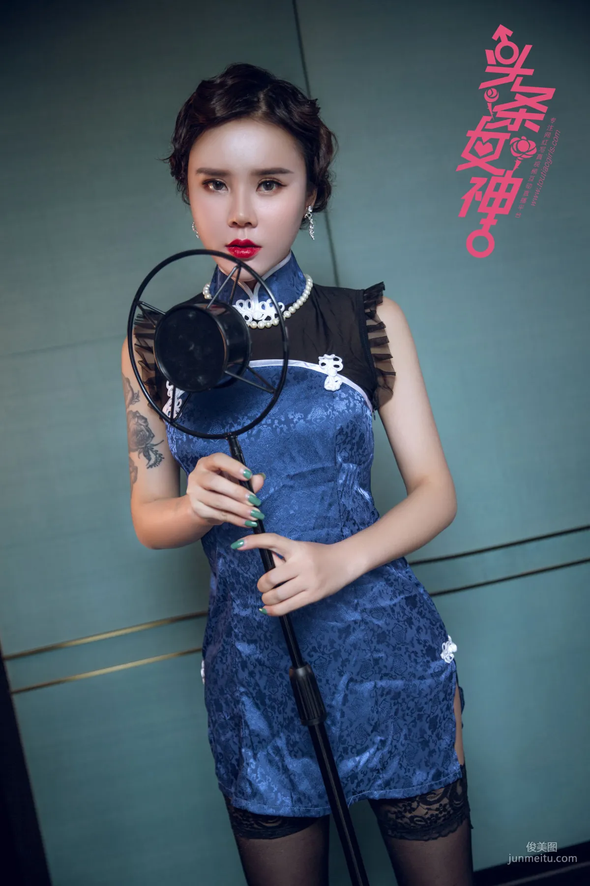 爱丽莎《夜上海 旗袍LOGO》 [头条女神TouTiao] 写真集10
