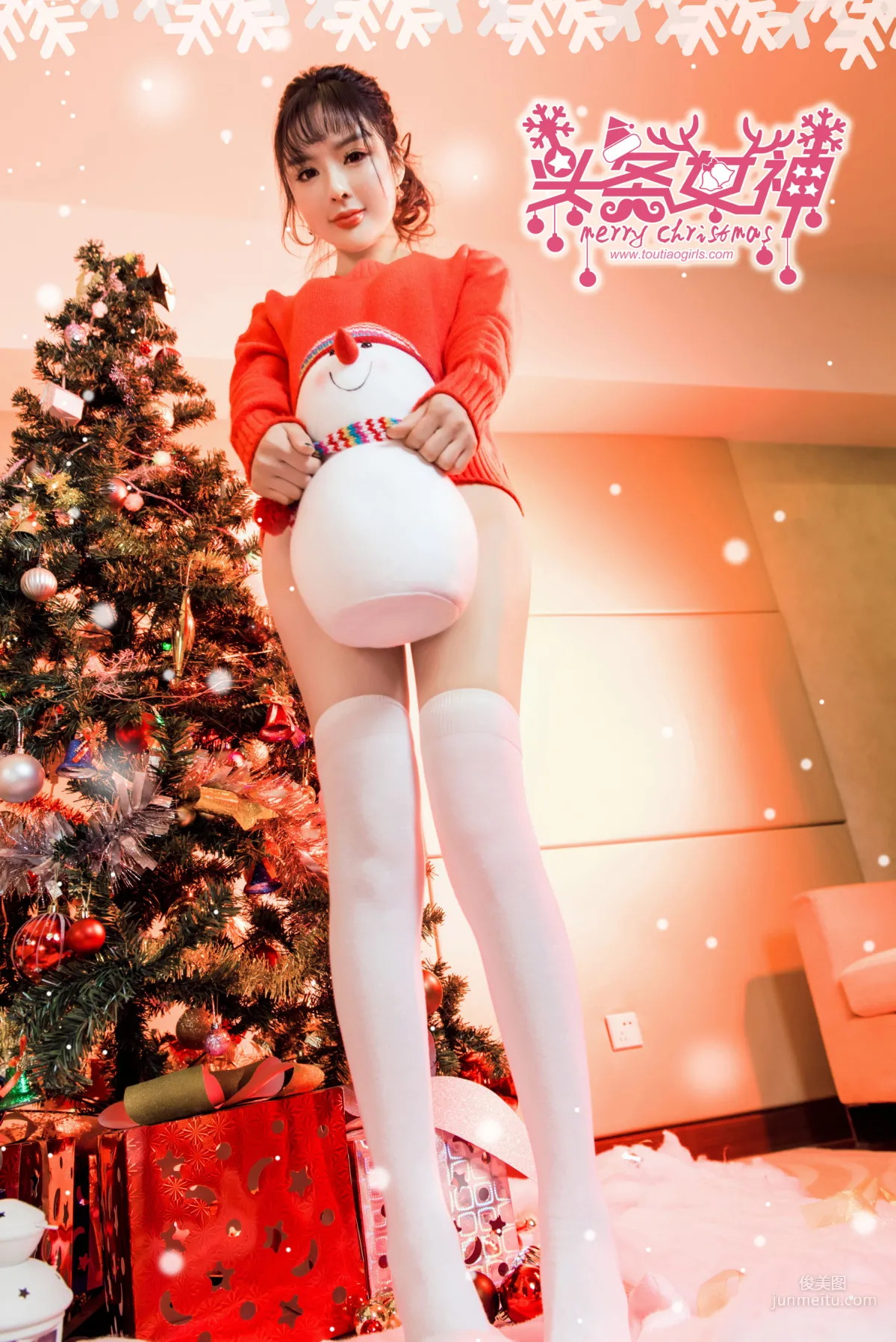 周熙妍&白甜《聖誕快樂時光》 [頭條女神TouTiao] 寫真集 23