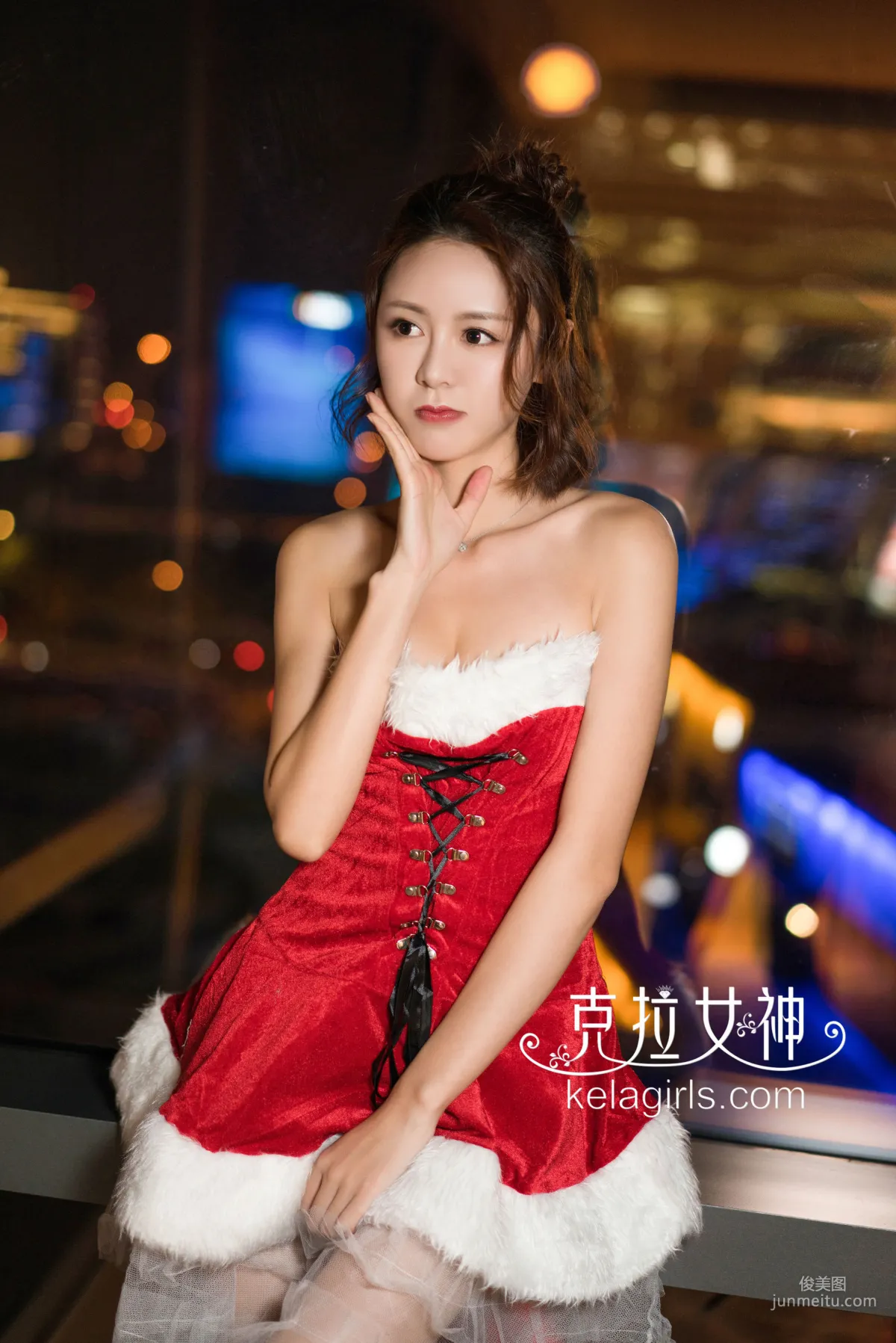 昕予《缤纷平安夜》 [克拉女神Kelagirls] 写真集6