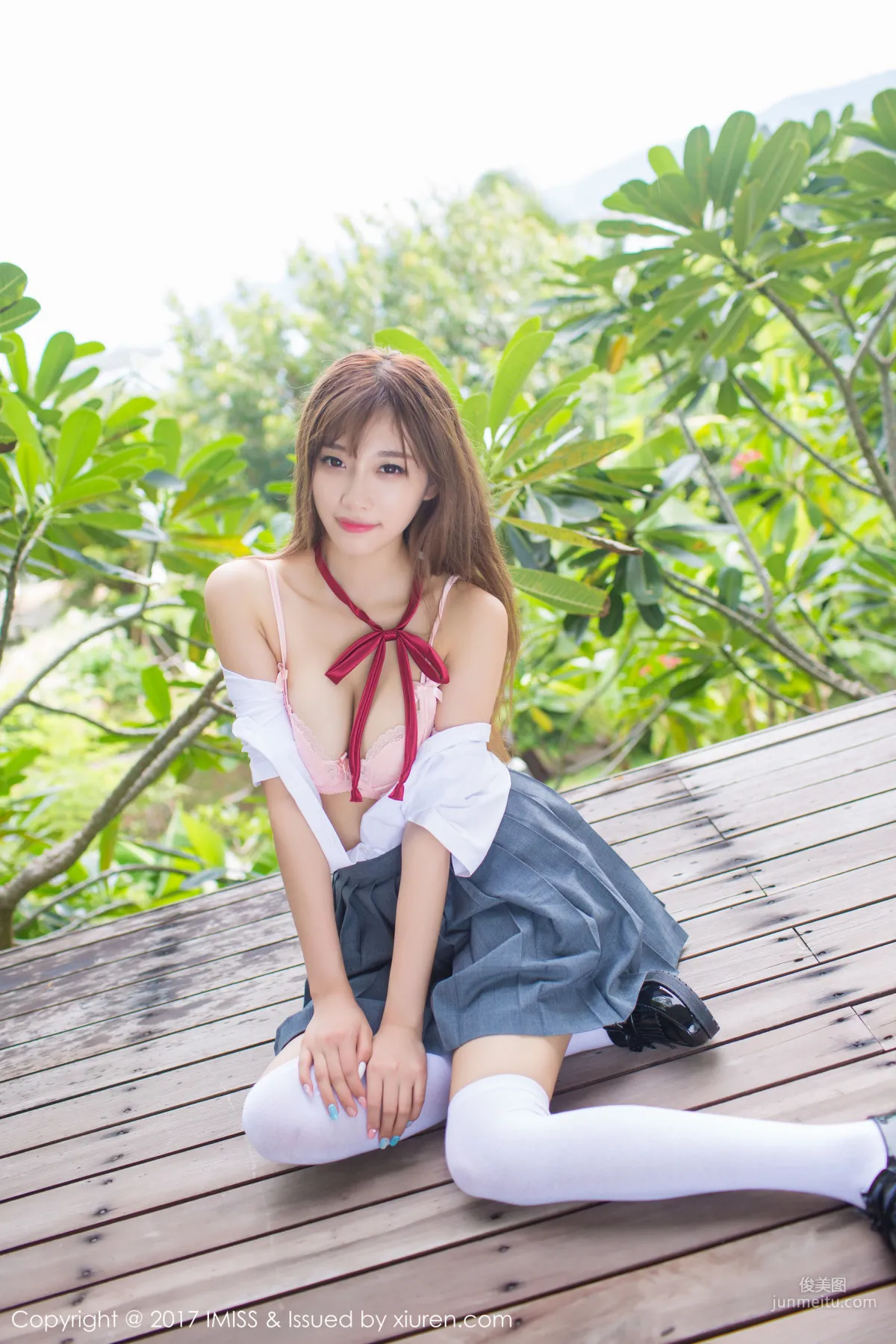 楊晨晨sugar《室外校服系列》 [愛蜜社IMiss] VOL.195 寫真集 17