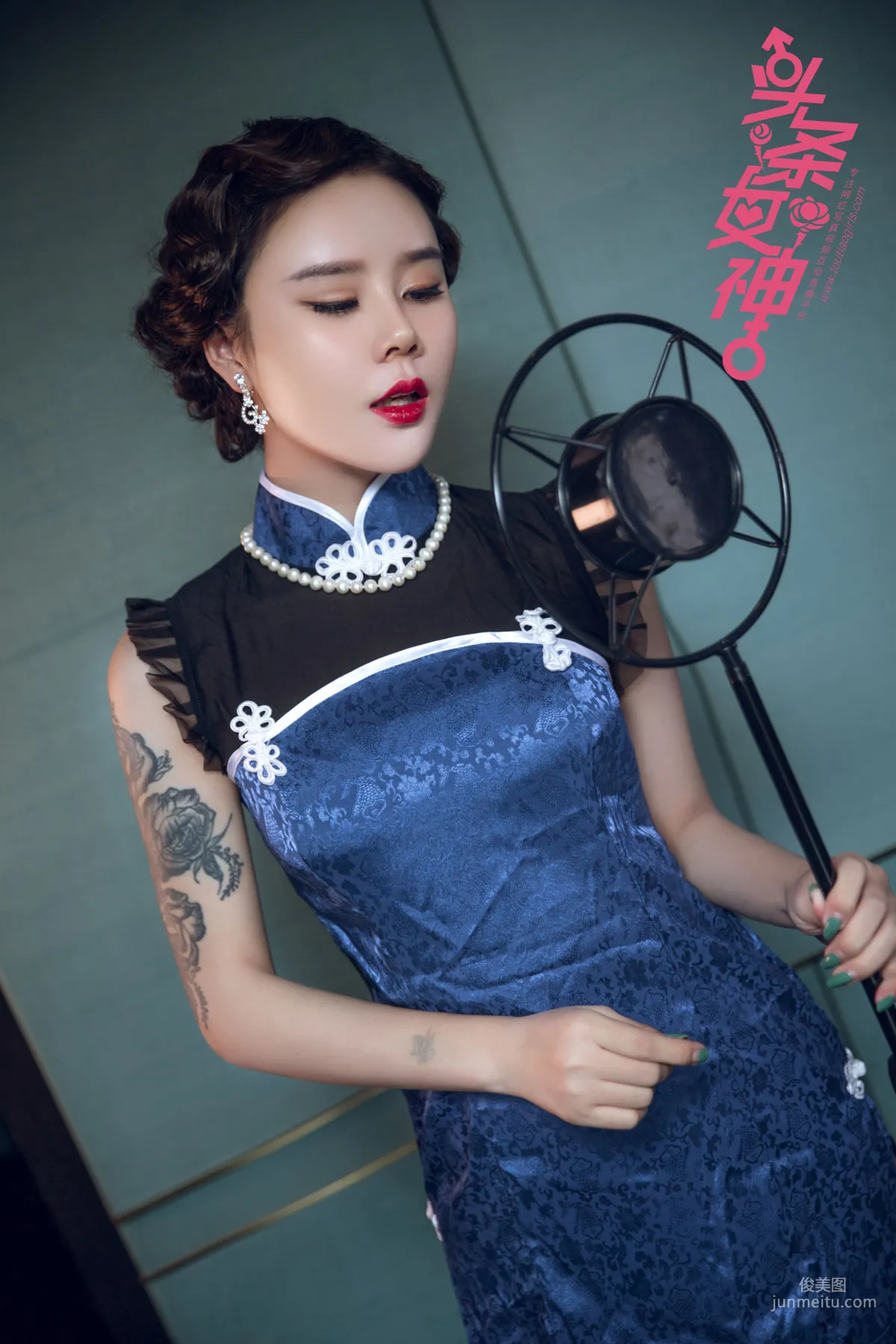 愛麗莎《夜上海 旗袍LOGO》 [頭條女神TouTiao] 寫真集 18
