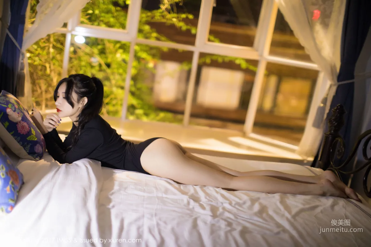 小狐狸Sica《黑色私房性感美腿》 [愛蜜社IMiss] VOL.194 寫真集 14