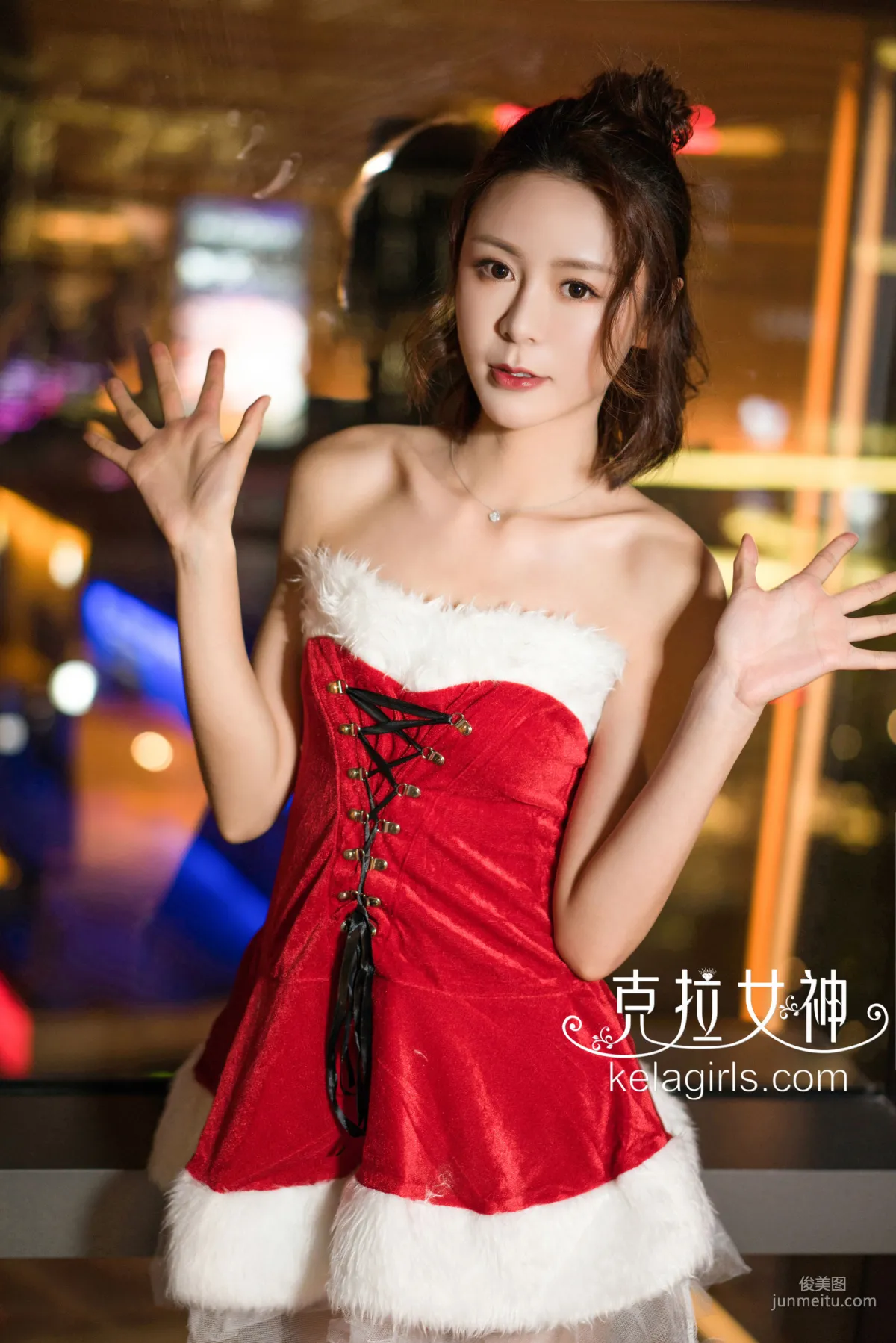 昕予《缤纷平安夜》 [克拉女神Kelagirls] 写真集8