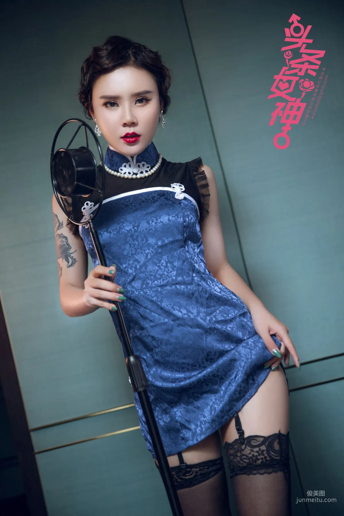 愛麗莎《夜上海 旗袍LOGO》 [頭條女神TouTiao] 寫真集 16