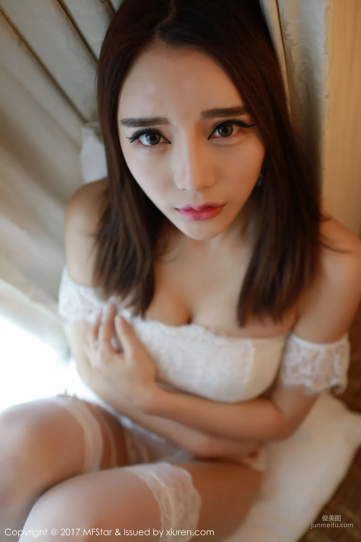 璐璐《白色蕾絲内衣》 [模範學院MFStar] VOL.113寫真集 7