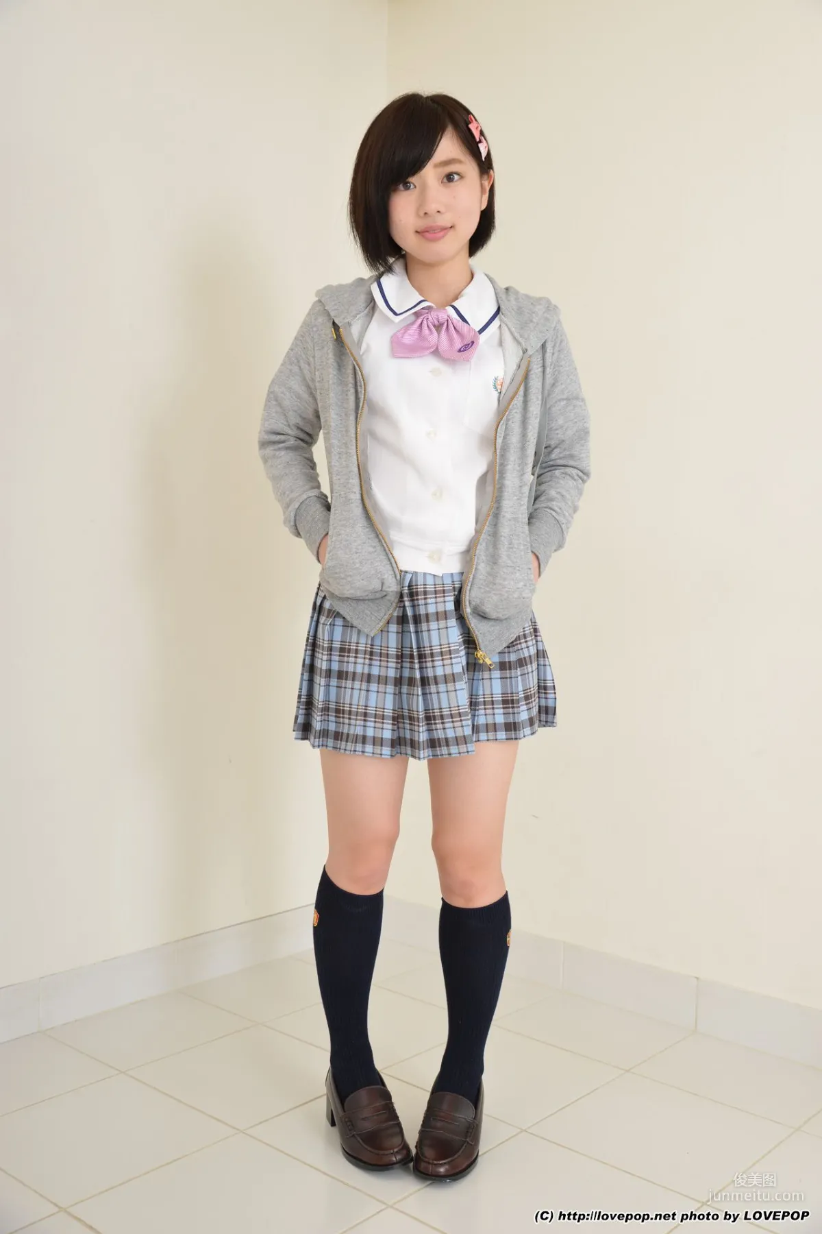 Rin Sasayama 笹山りん 校服少女 Set3 [LovePop] 写真集1