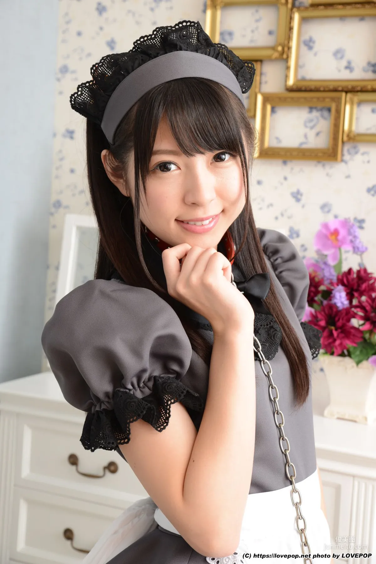 Rena Aoi あおいれな  俏皮厨娘 Maid Set02 [LovePop] 写真集6