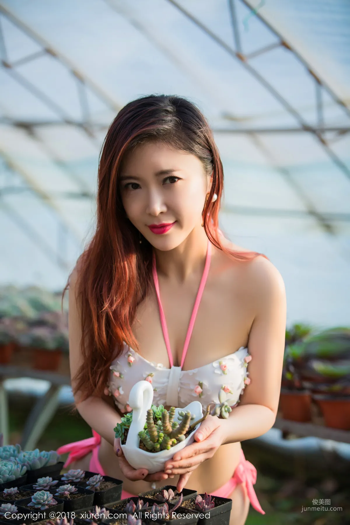 西希白兔《花房》 [秀人XiuRen] No.924 寫真集 7