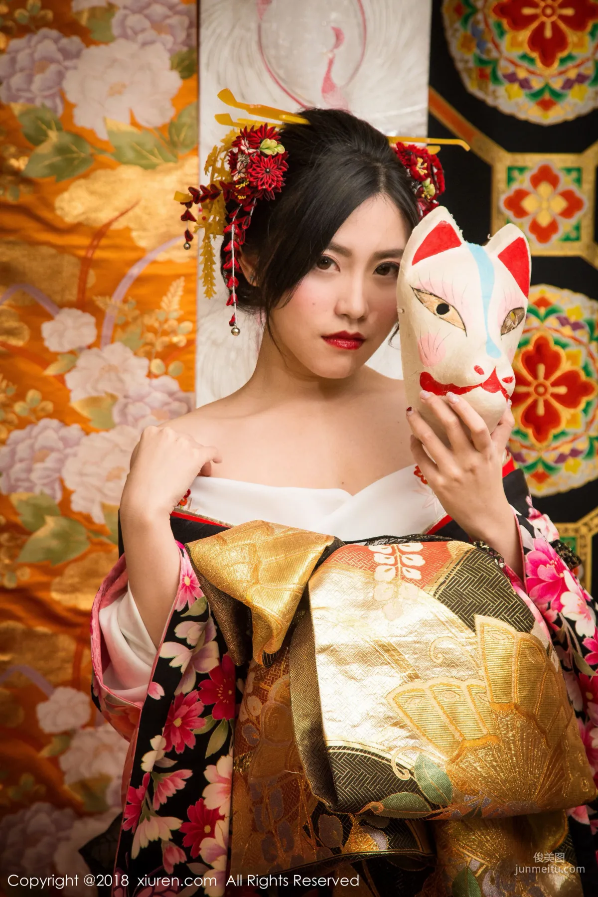 許諾Sabrina《花魁》 [秀人XiuRen] No.930 寫真集 25