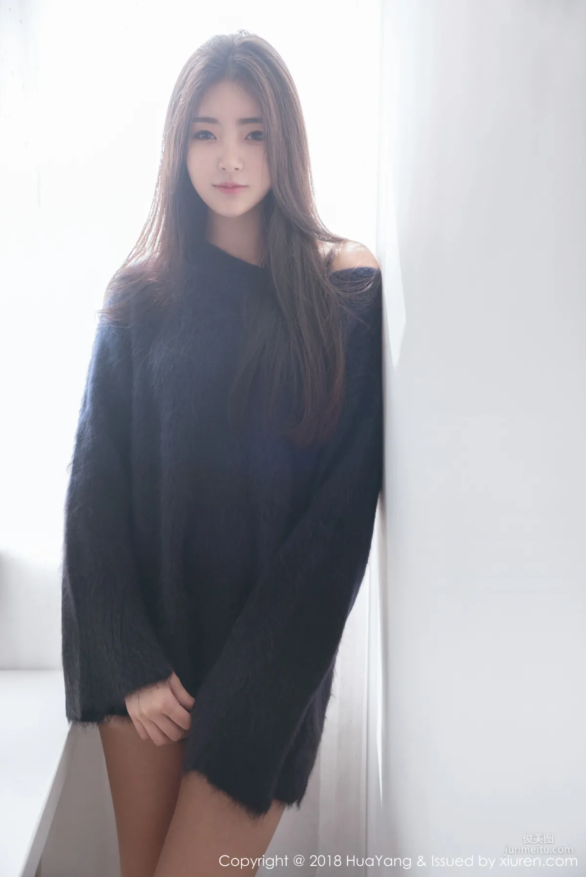 可樂Vicky《毛衣+白衬衫》 [花漾HuaYang] Vol.027 写真集6