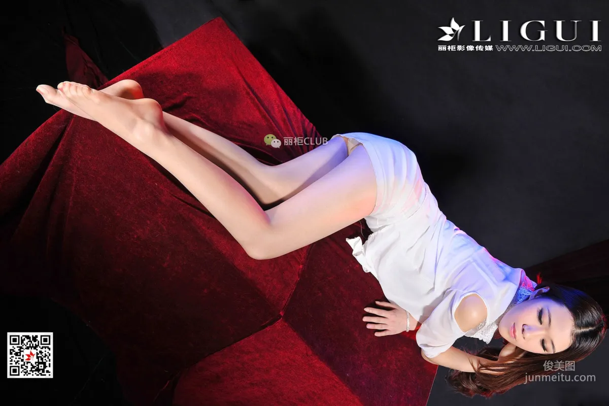 Model 美辰《肉丝玉足》 [丽柜Ligui] 写真集42