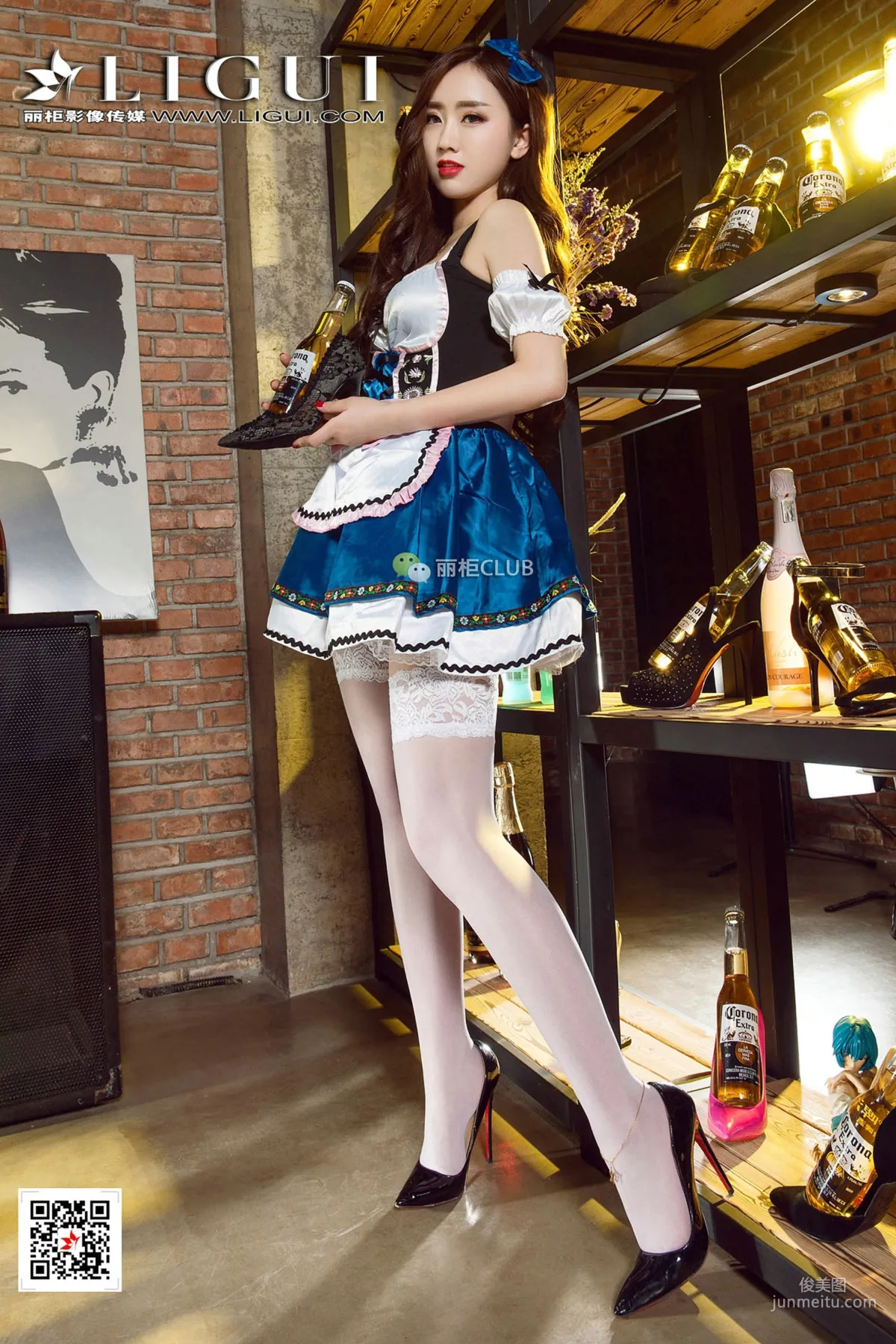Model 然然《白丝美腿丝脚》 [丽柜Ligui] 写真集43