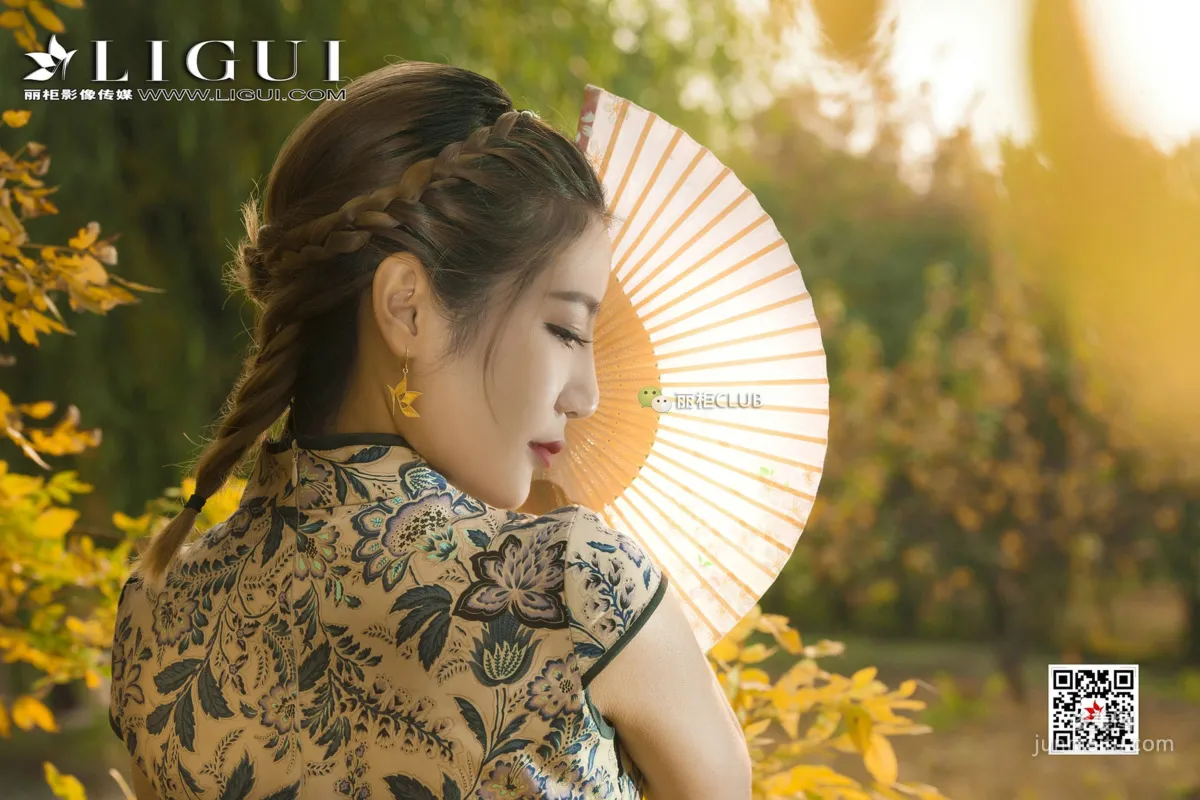 Model 悠悠《黃昏優雅旗袍唯美絲足》 [麗櫃Ligui] 寫真集 13