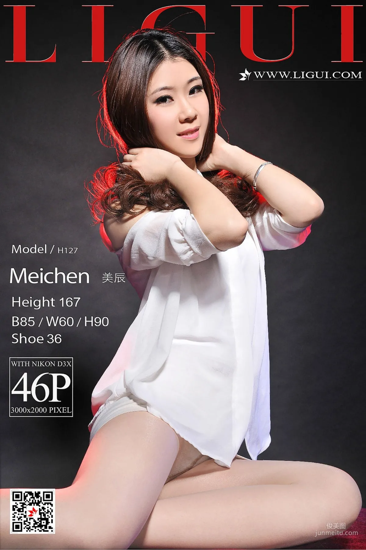Model 美辰《肉丝玉足》 [丽柜Ligui] 写真集1