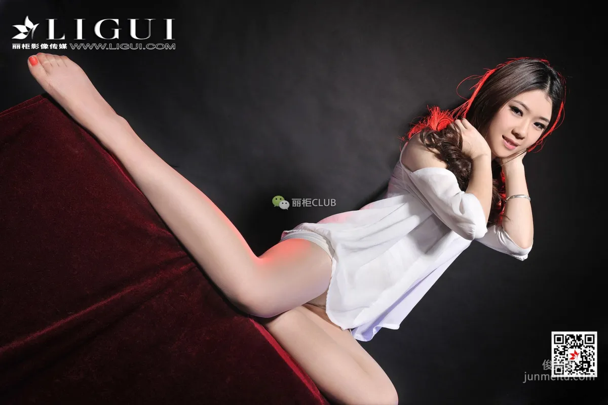 Model 美辰《肉丝玉足》 [丽柜Ligui] 写真集11